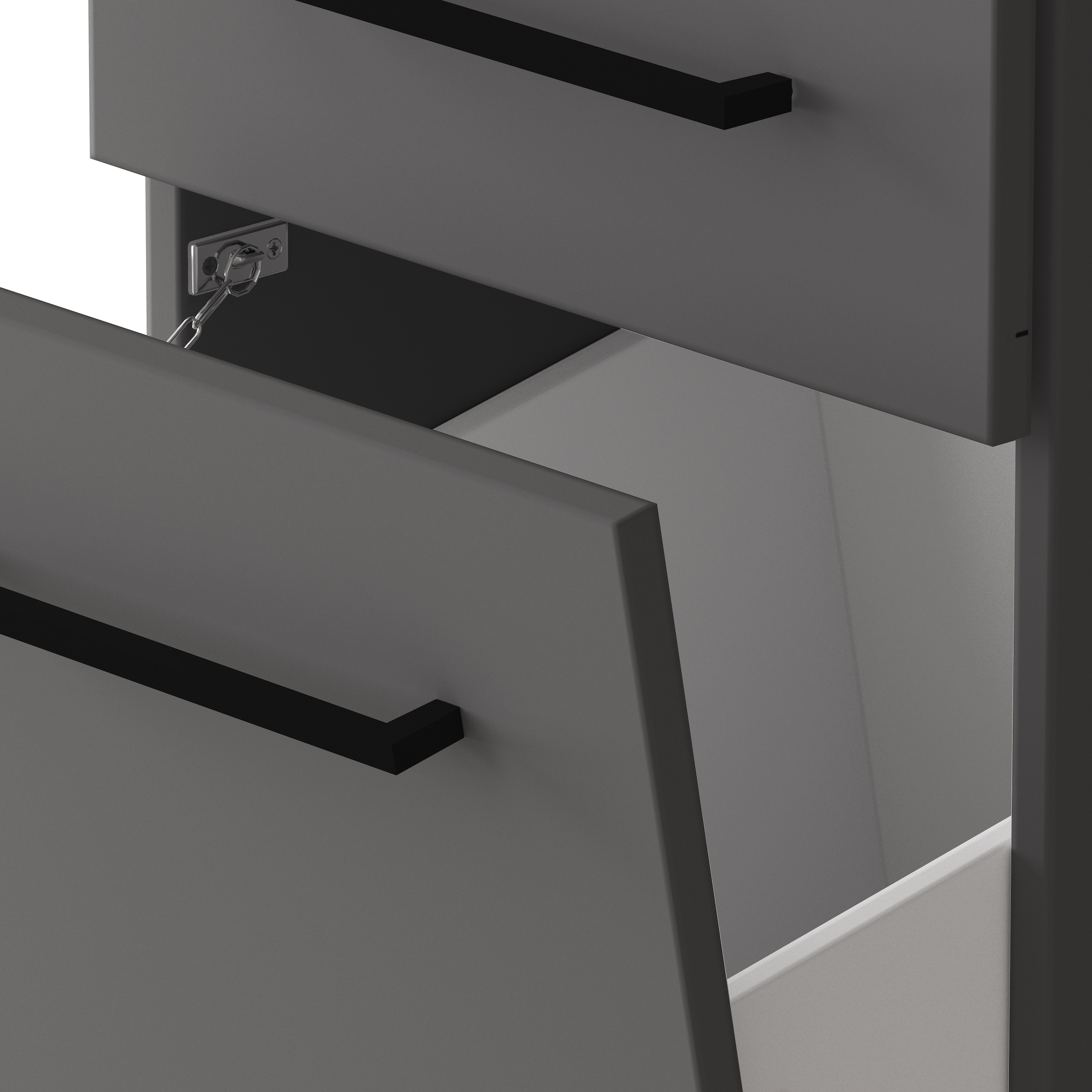 KOCHSTATION Wäscheschrank »KS-Linda« Breite 40 cm, mit integriertem Wäschekorb, 25mm starke Wände
