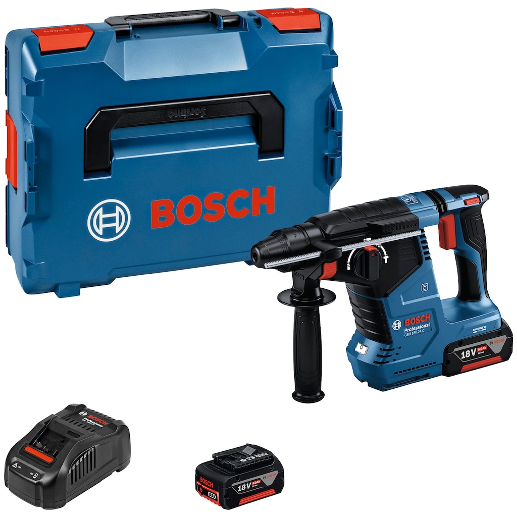 Bosch Professional Akku-Bohrhammer »GBH 18V-24 C«, (Set)