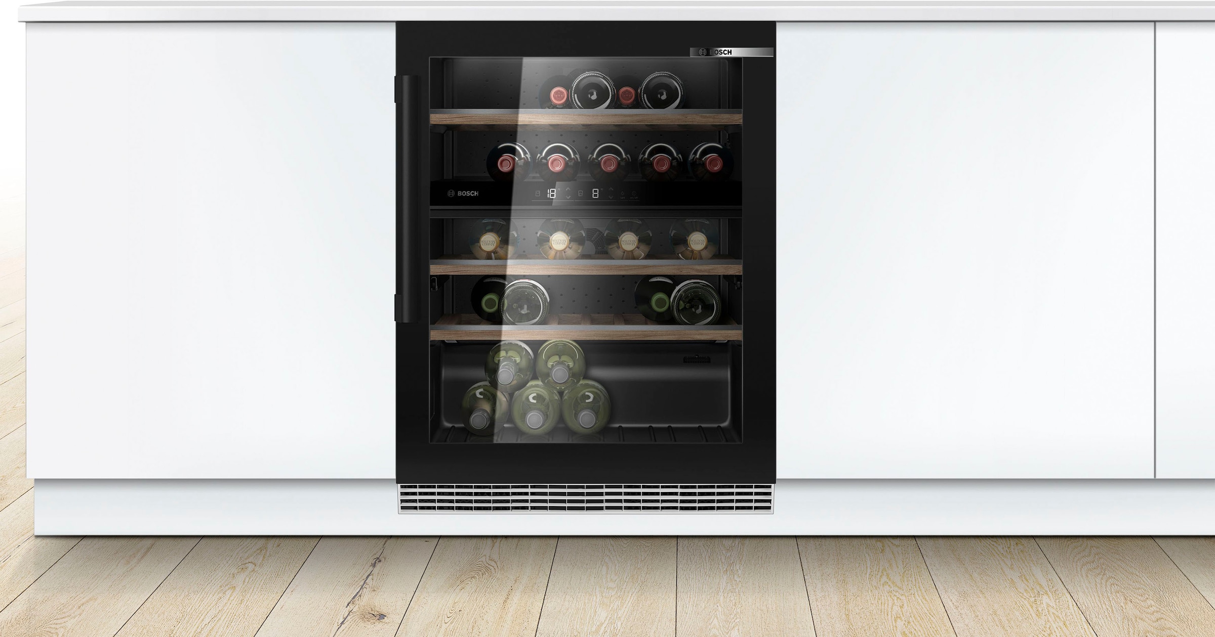 BOSCH Weinkühlschrank »KUW21AHG0«, für 44 Standardflaschen á 075l | BAUR | Weinkühlschränke