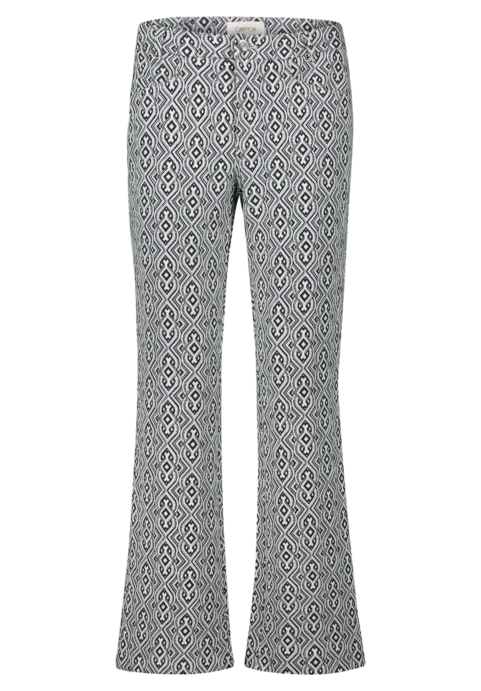 Cartoon Stretch-Hose "Damen mit Jacquard" Material günstig online kaufen