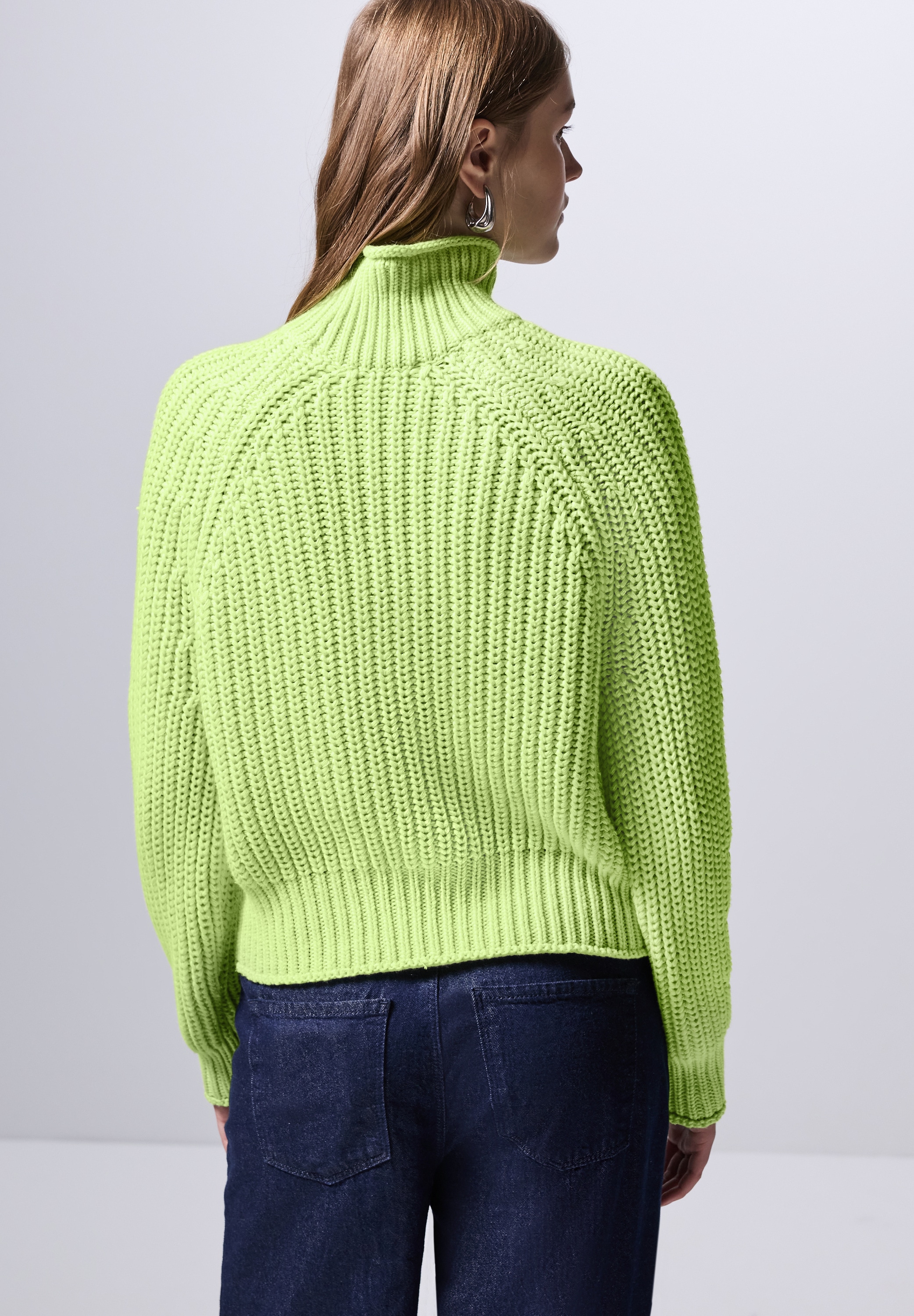 STREET ONE STUDIO Strickpullover, im soften Baumwoll-Mix