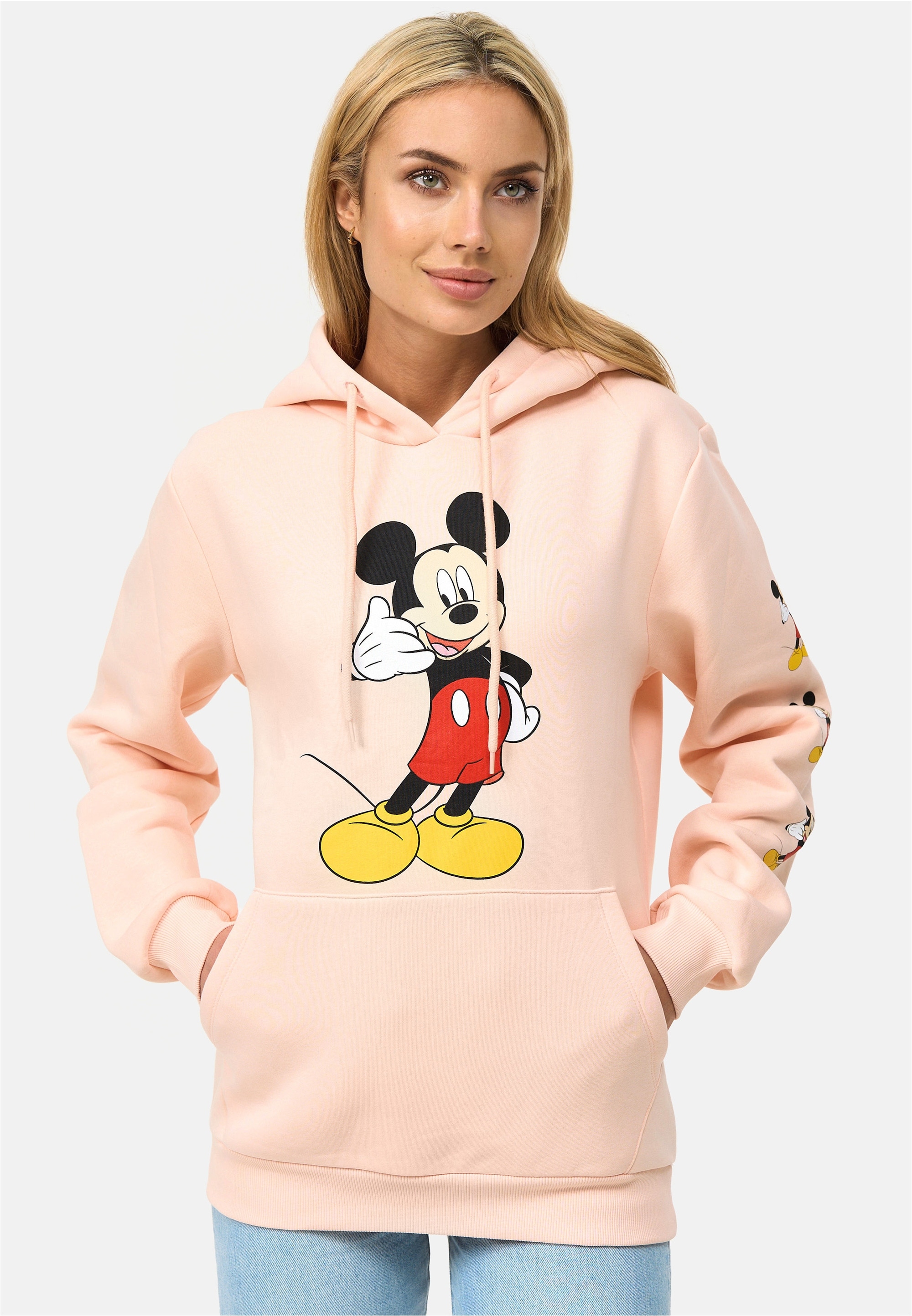 Recovered Kapuzensweatshirt "Mickey Mouse", mit coolem Mickey Mouse-Print günstig online kaufen