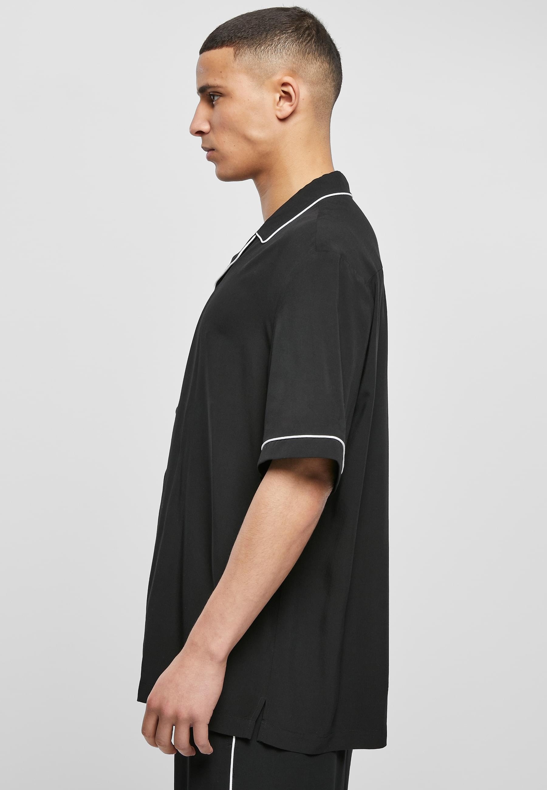 URBAN CLASSICS Karohemd »Urban Classics Herren Bowling Shirt«, (1 tlg.)