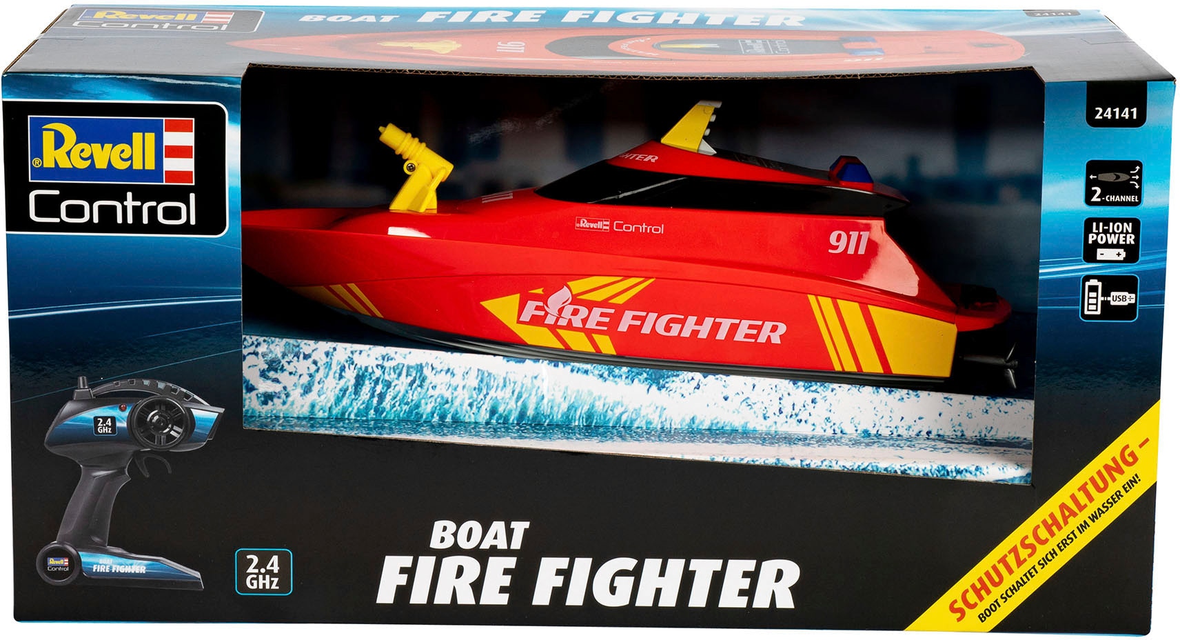 Revell® RC-Boot »Feuerlöschboot, 2,4 GHz«, mit Löschkanone