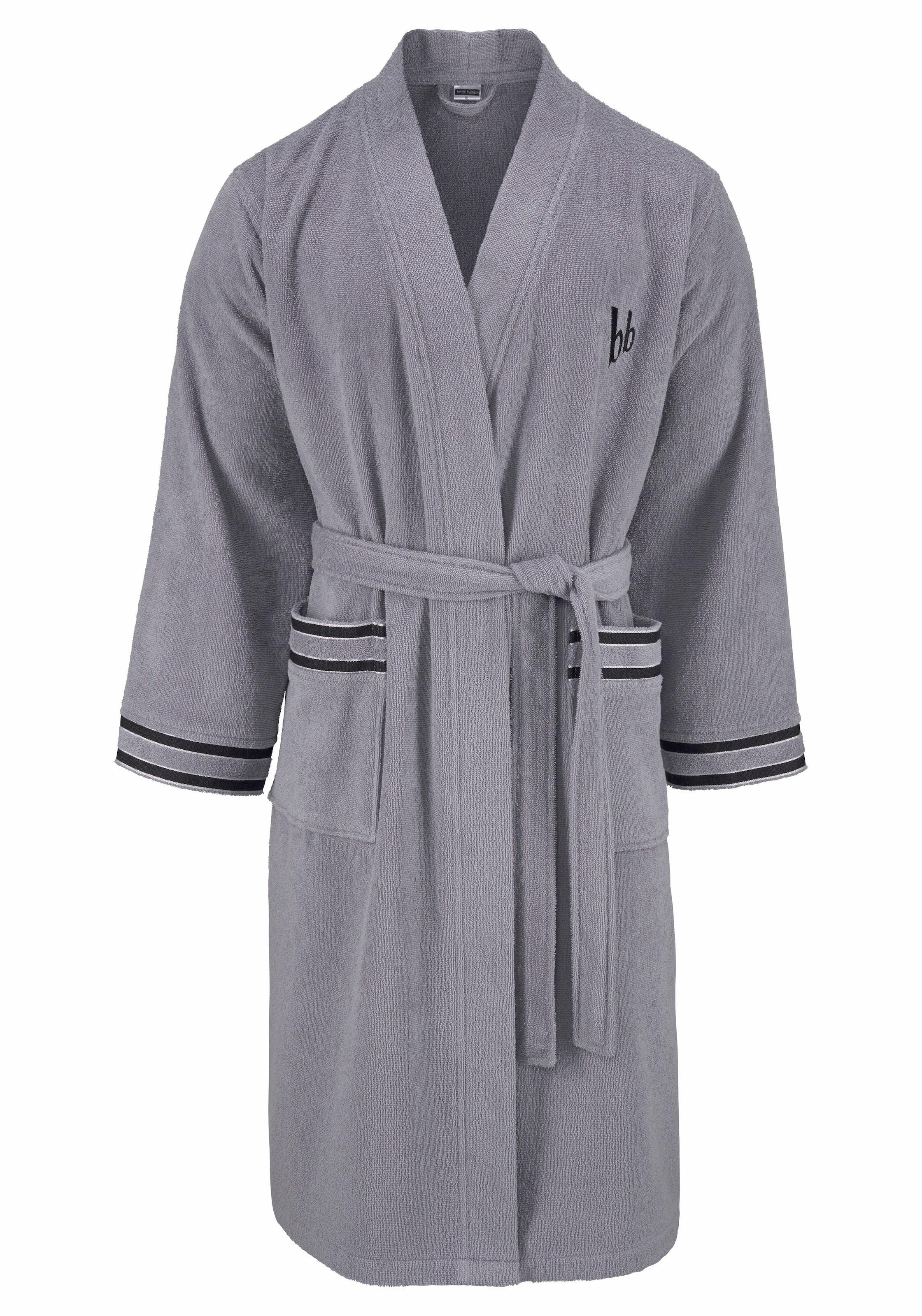 Bruno Banani Herrenbademantel "Roy, ideal für Sauna & Spa, Standardlänge & günstig online kaufen