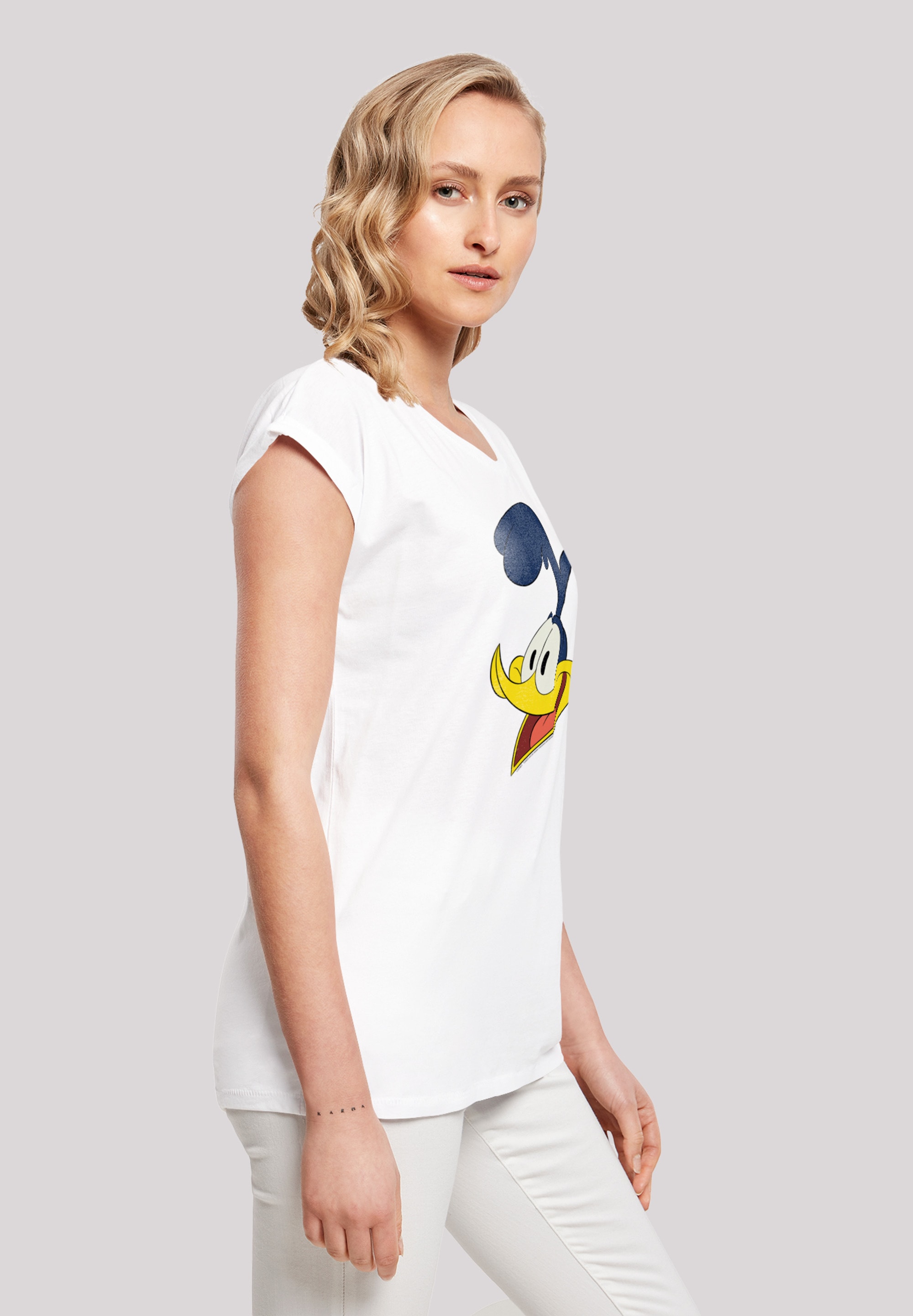 F4NT4STIC T-Shirt »Looney Tunes Road Runner Face«, Print