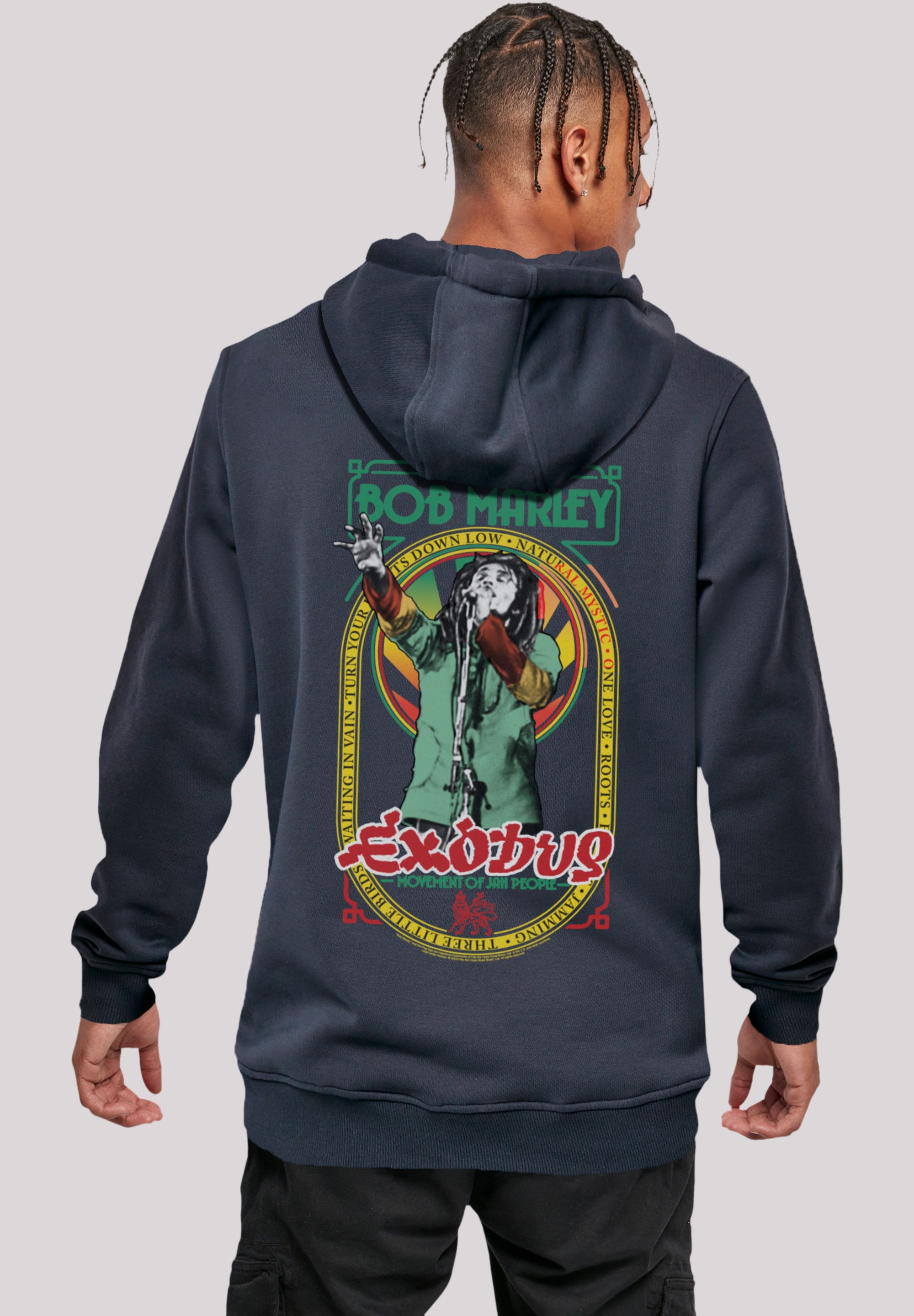 F4NT4STIC Kapuzenpullover "Bob Marley Reggae Music Exodus Singing", Premium günstig online kaufen