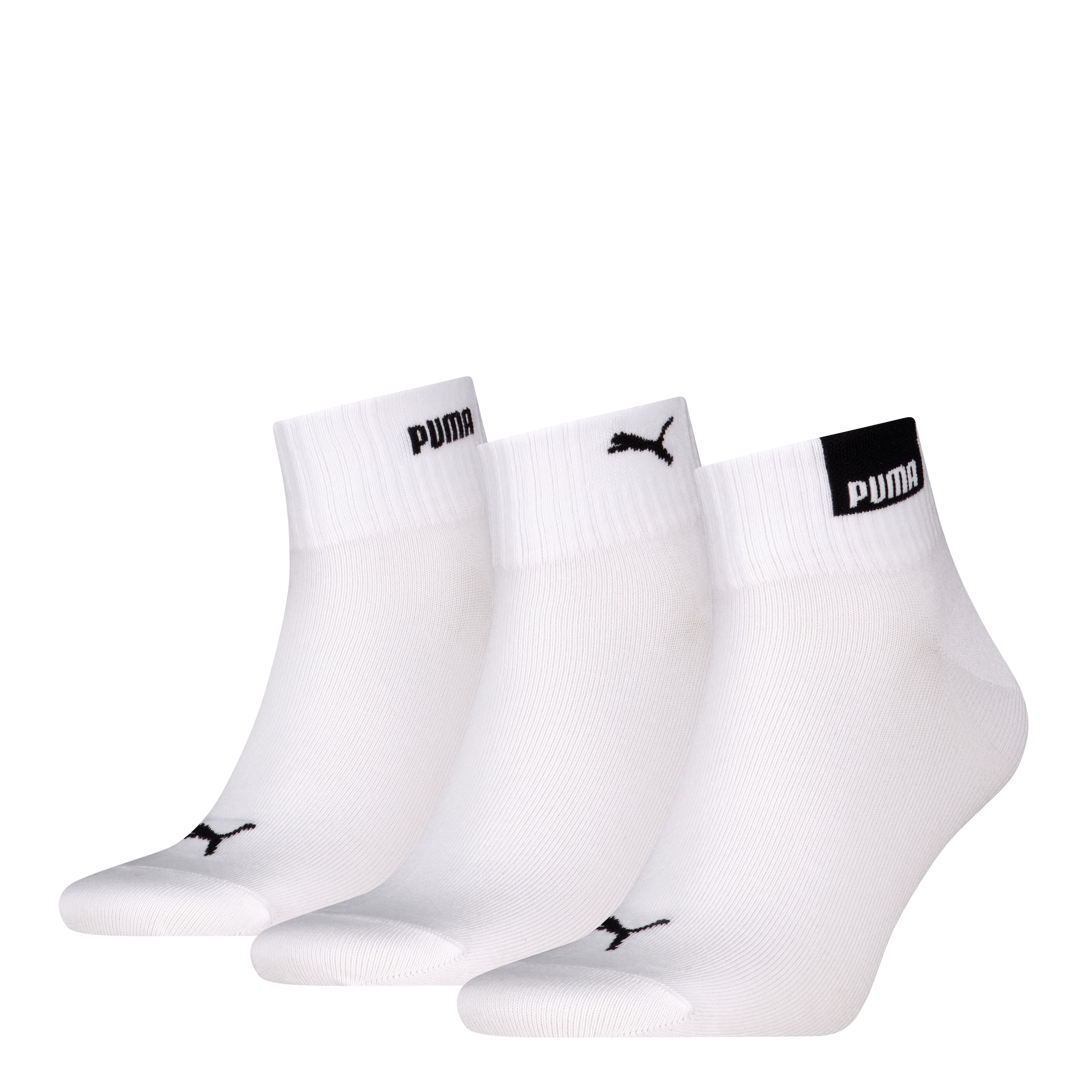 PUMA Kurzsocken "PUMA UNISEX LOGO QUARTER" 3 Paar tlg. günstig online kaufen