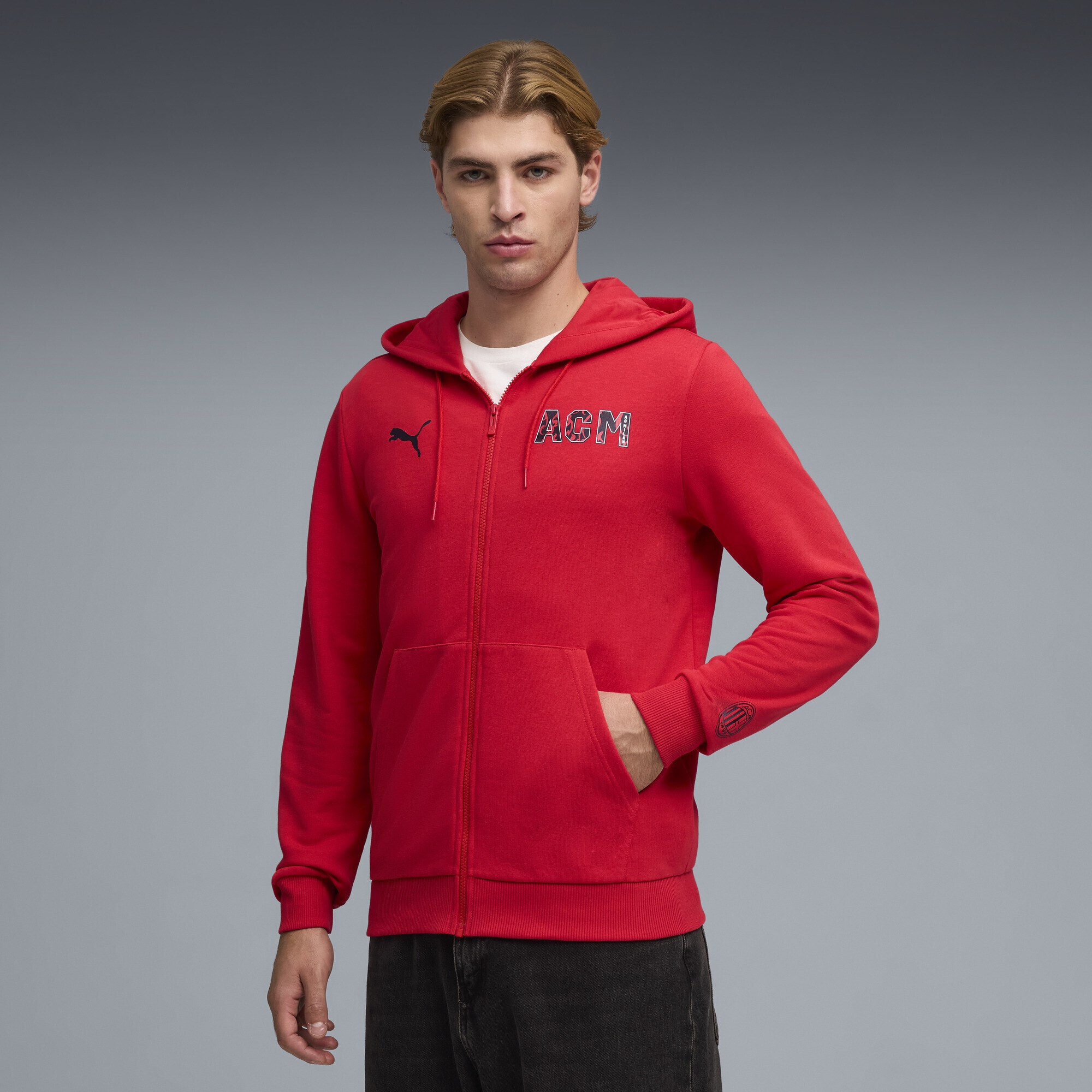 PUMA Sweatjacke »AC Milan ftblCulture Kapuzenjacke Herren«