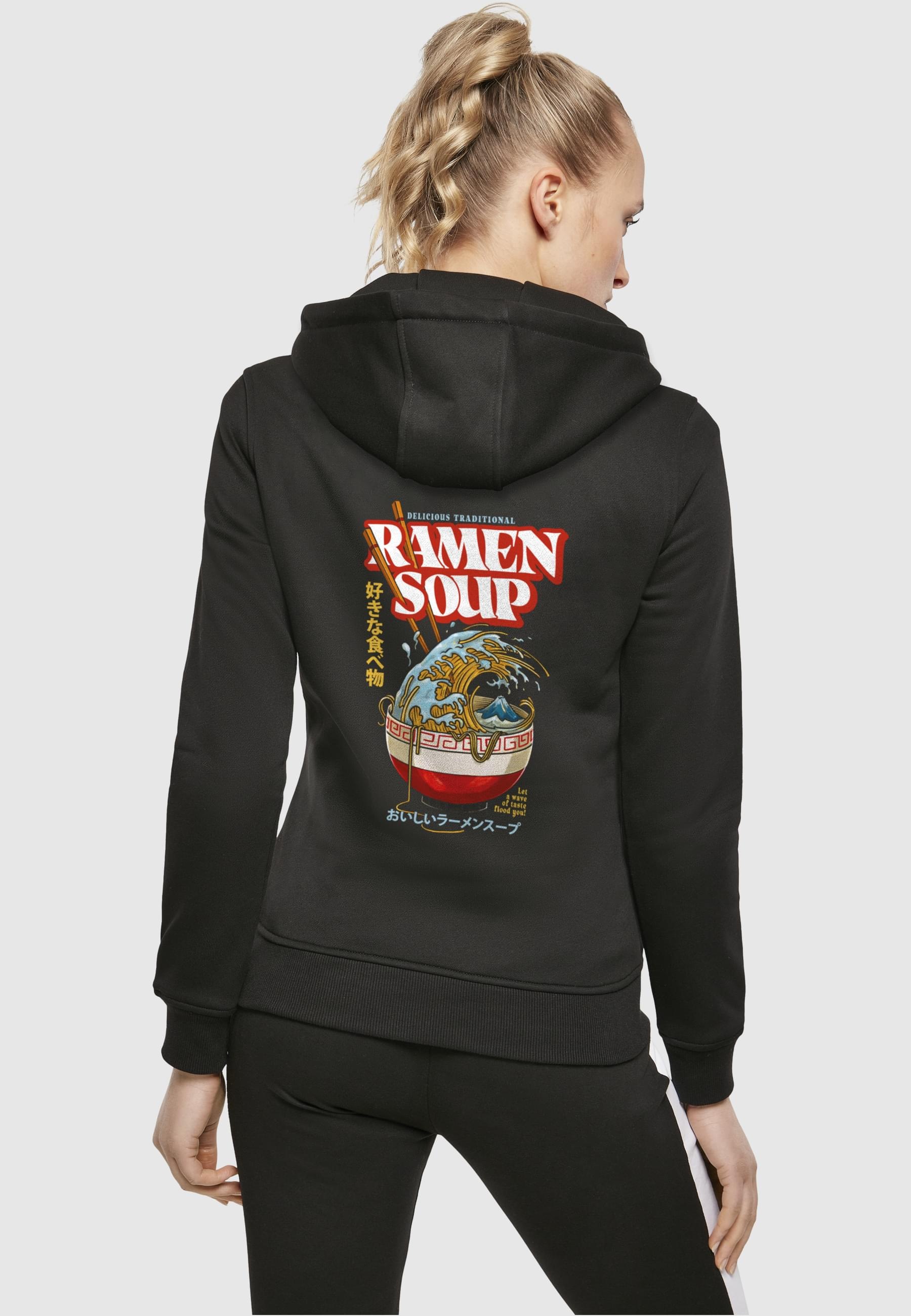 MisterTee Kapuzenpullover »MisterTee Damen Ladies Ramen Soup Hoody« 1 Stk.