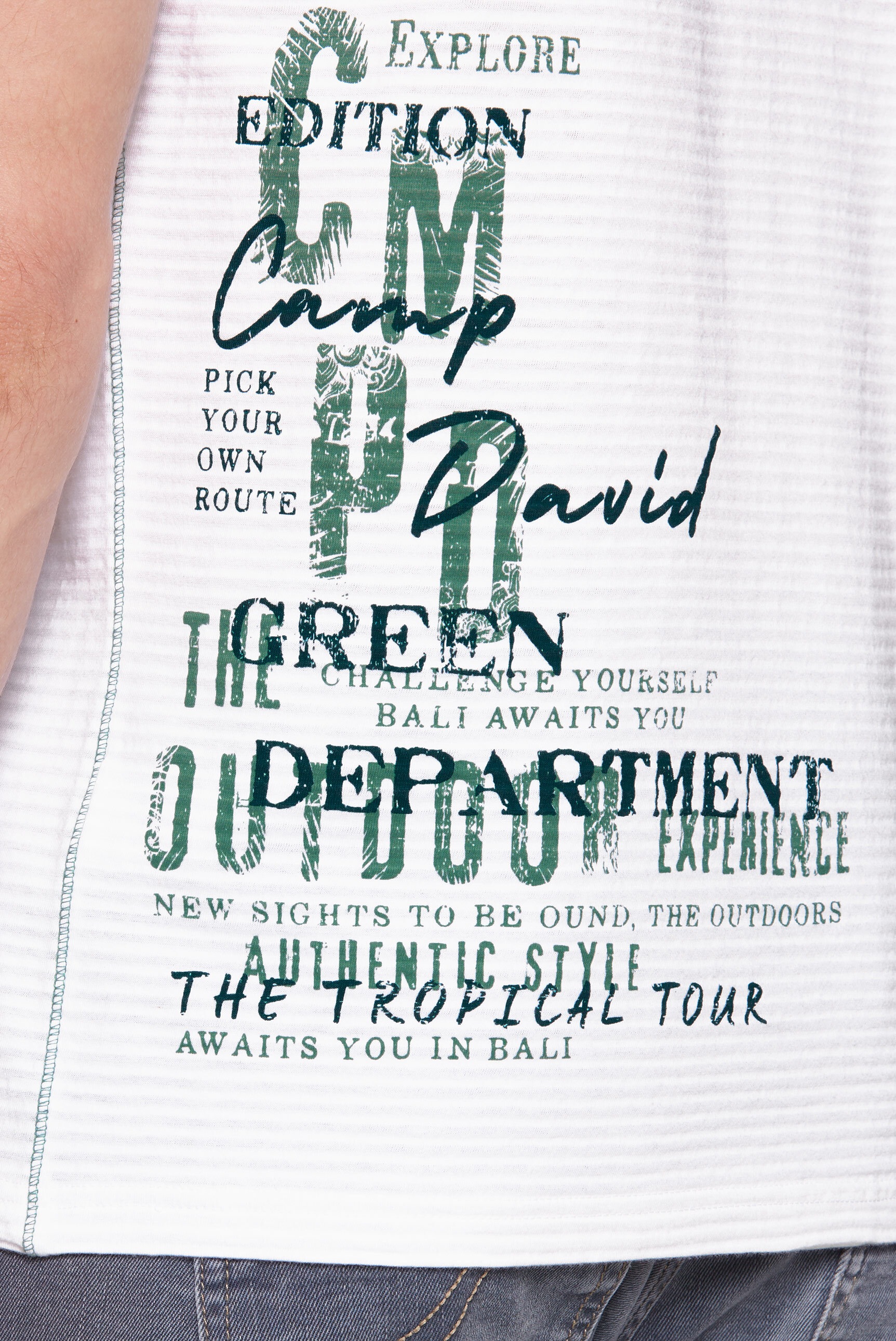 CAMP DAVID Poloshirt, aus Baumwolle