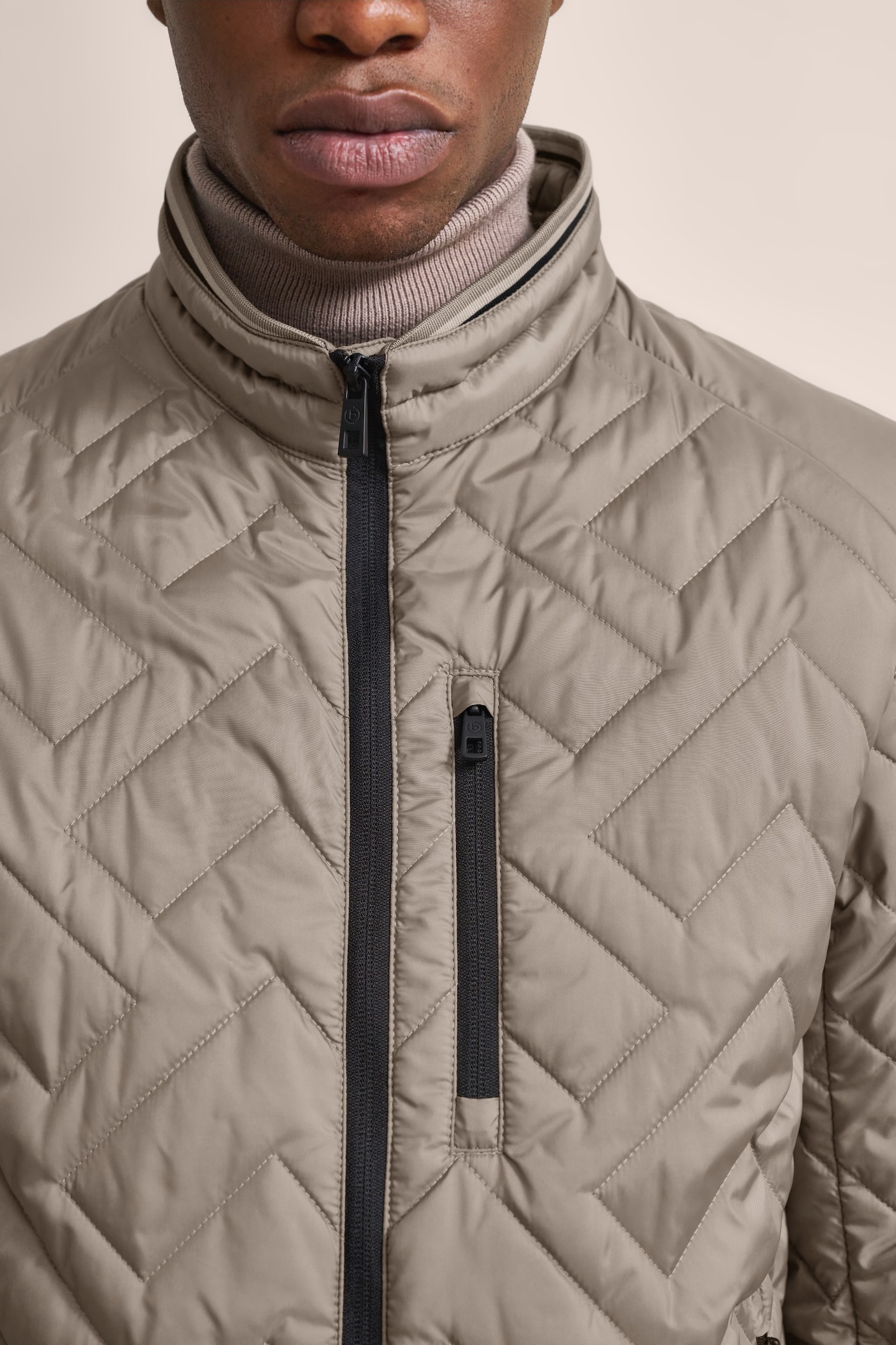 bugatti Blouson, ohne Kapuze, in Steppoptik