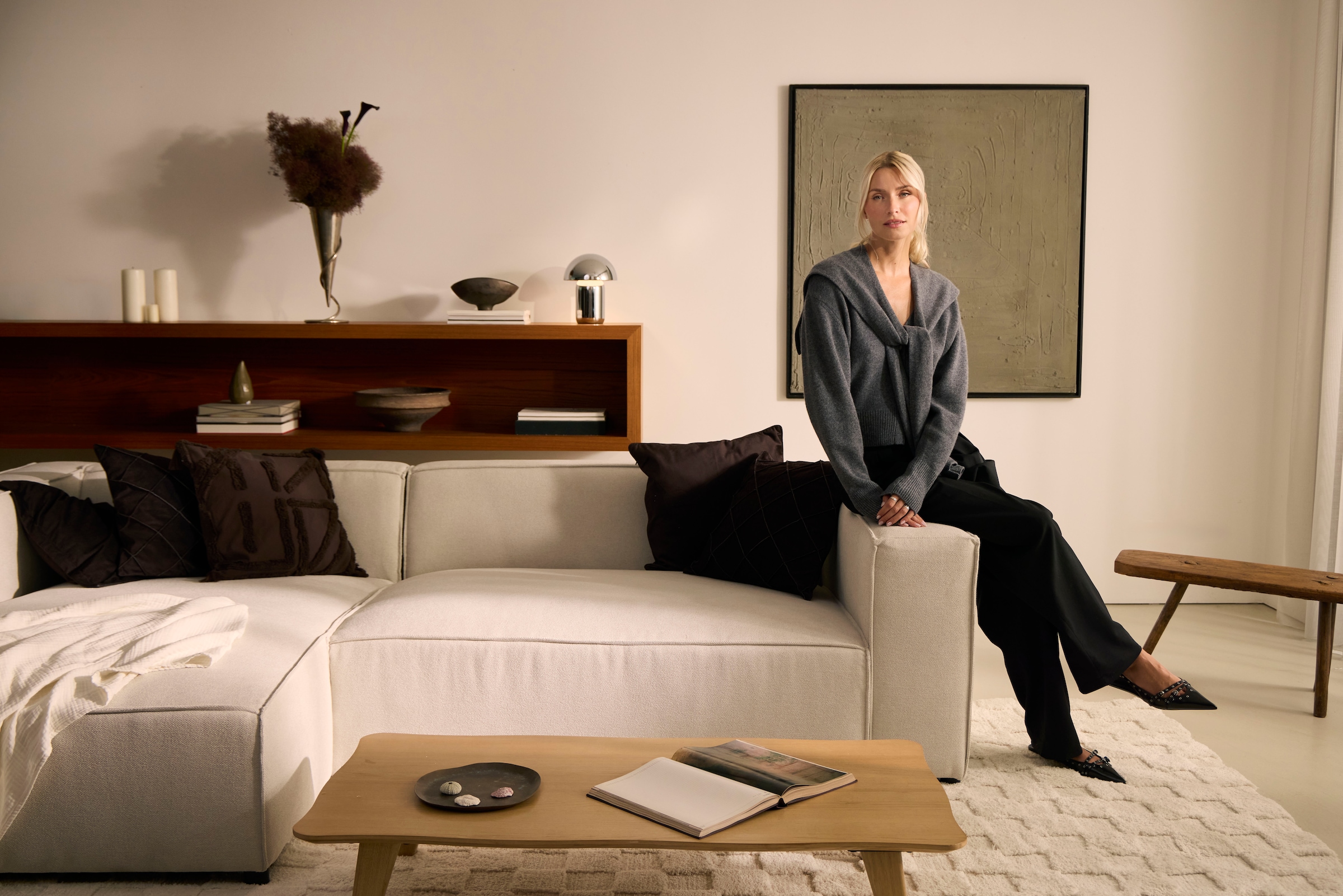 LeGer Home by Lena Gercke Dekokissen »LADINA« kuschelig, ohne Füllung