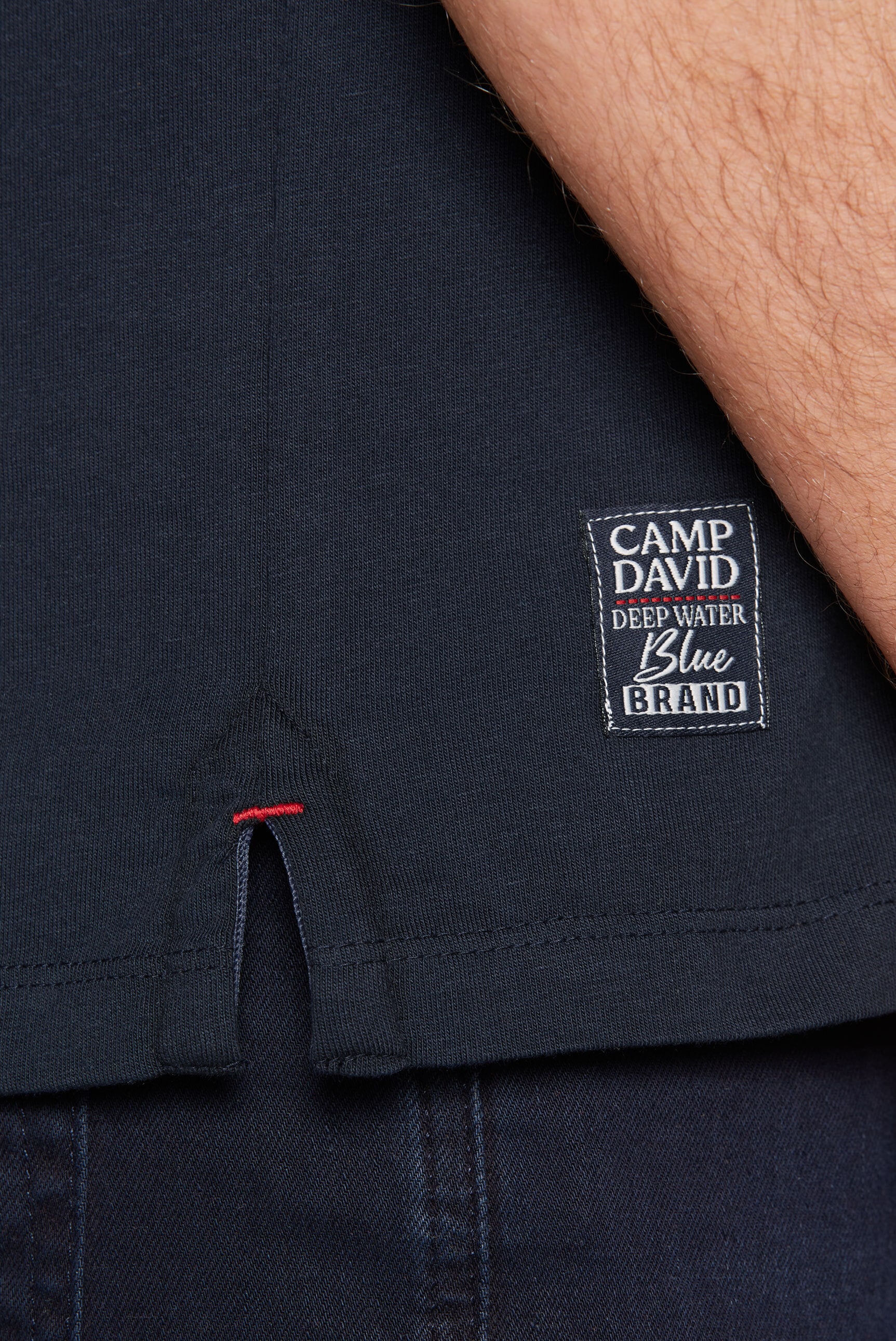 CAMP DAVID Poloshirt, aus Baumwolle
