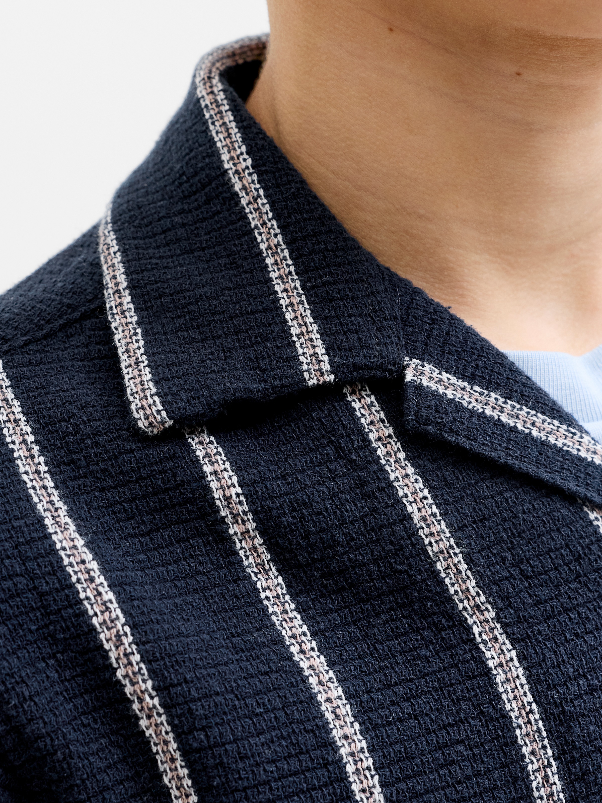 Jack & Jones Junior Kurzarmhemd »JORCOBA STRIPE RESORT SHIRT SS SN JNR« Baumwolle, locker geschnitten