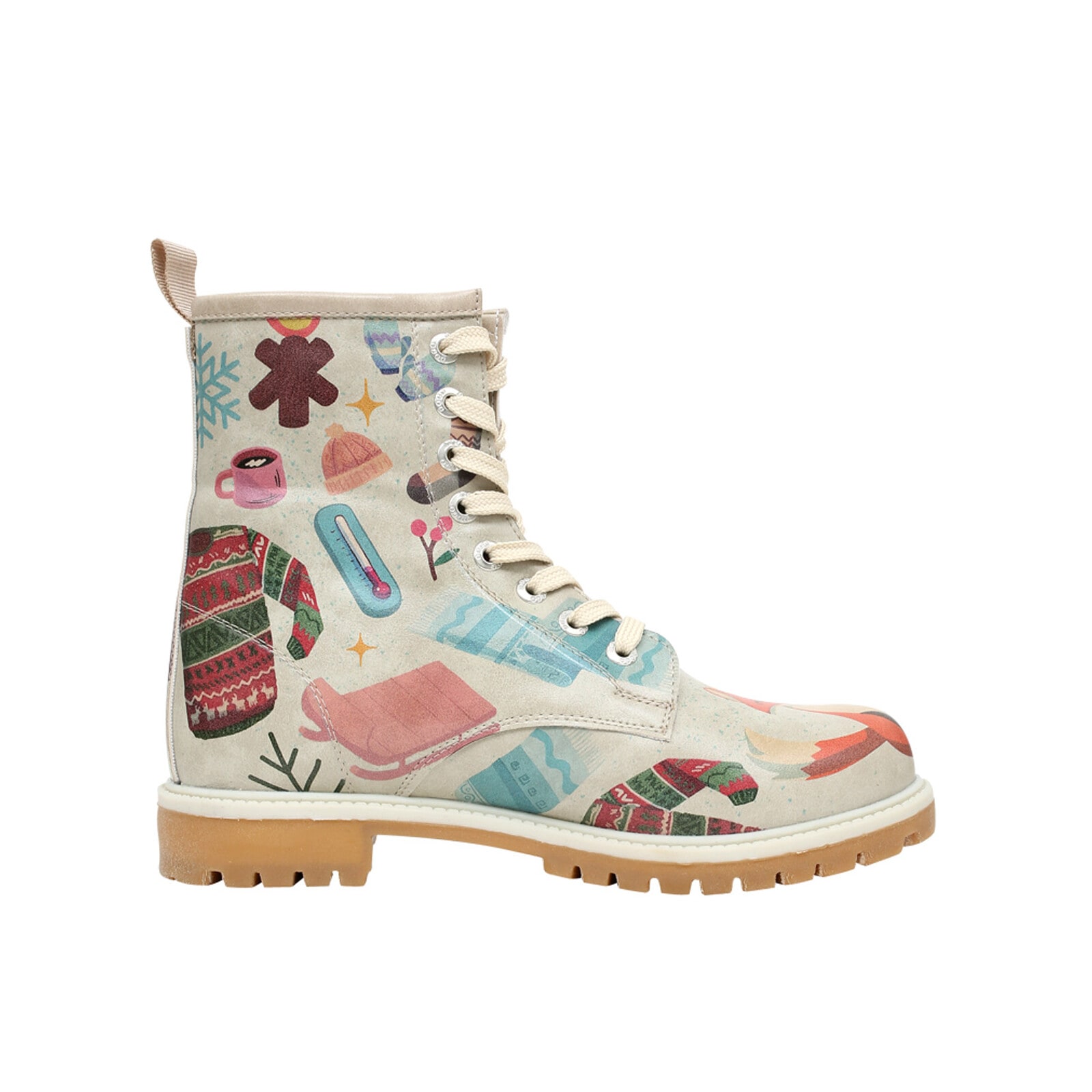 Thumbnail - DOGO Schnürboots "Longe Boots Schnürstiefel Bitter Sweet Winter Damen", Handgefertigt