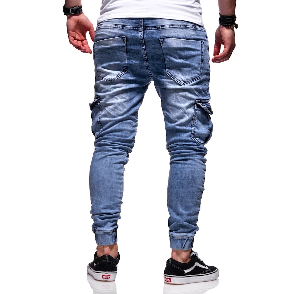 behype Slim-fit-Jeans »BILLY«