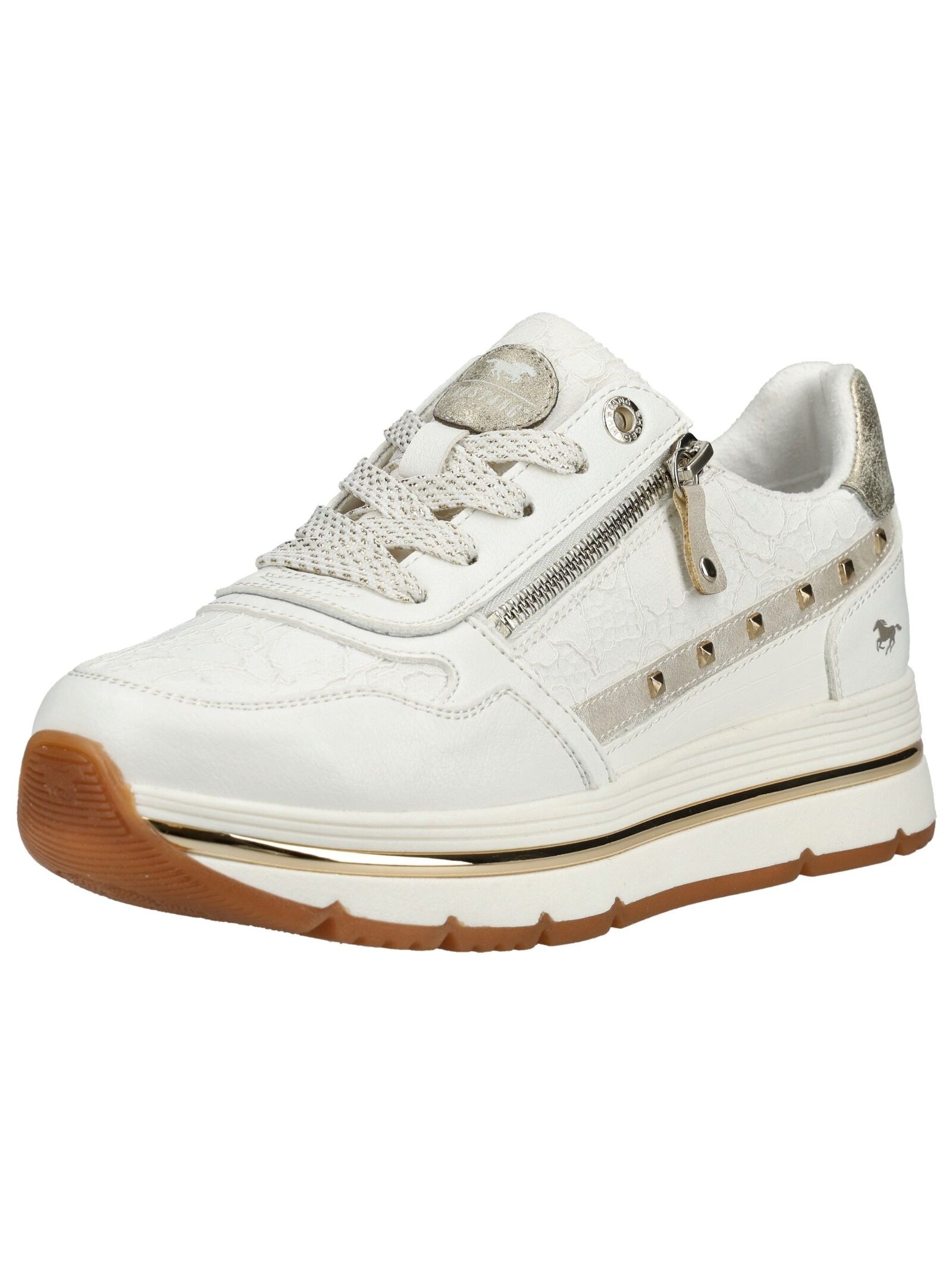 Mustang Shoes Sneaker "Mustang Shoes Sneaker Lederimitat/Textil" günstig online kaufen