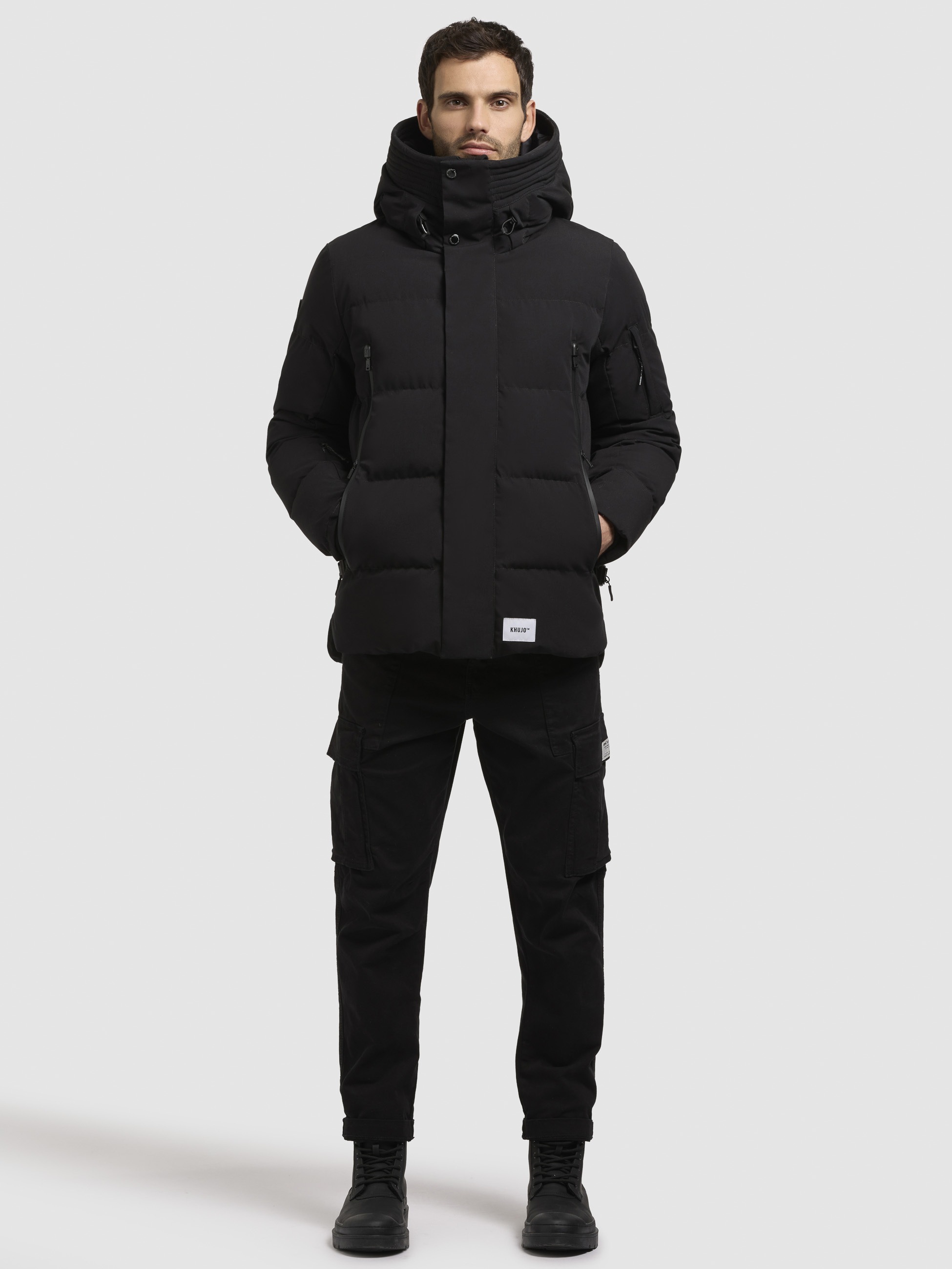 khujo Steppjacke »TATO«, mit Kapuze
