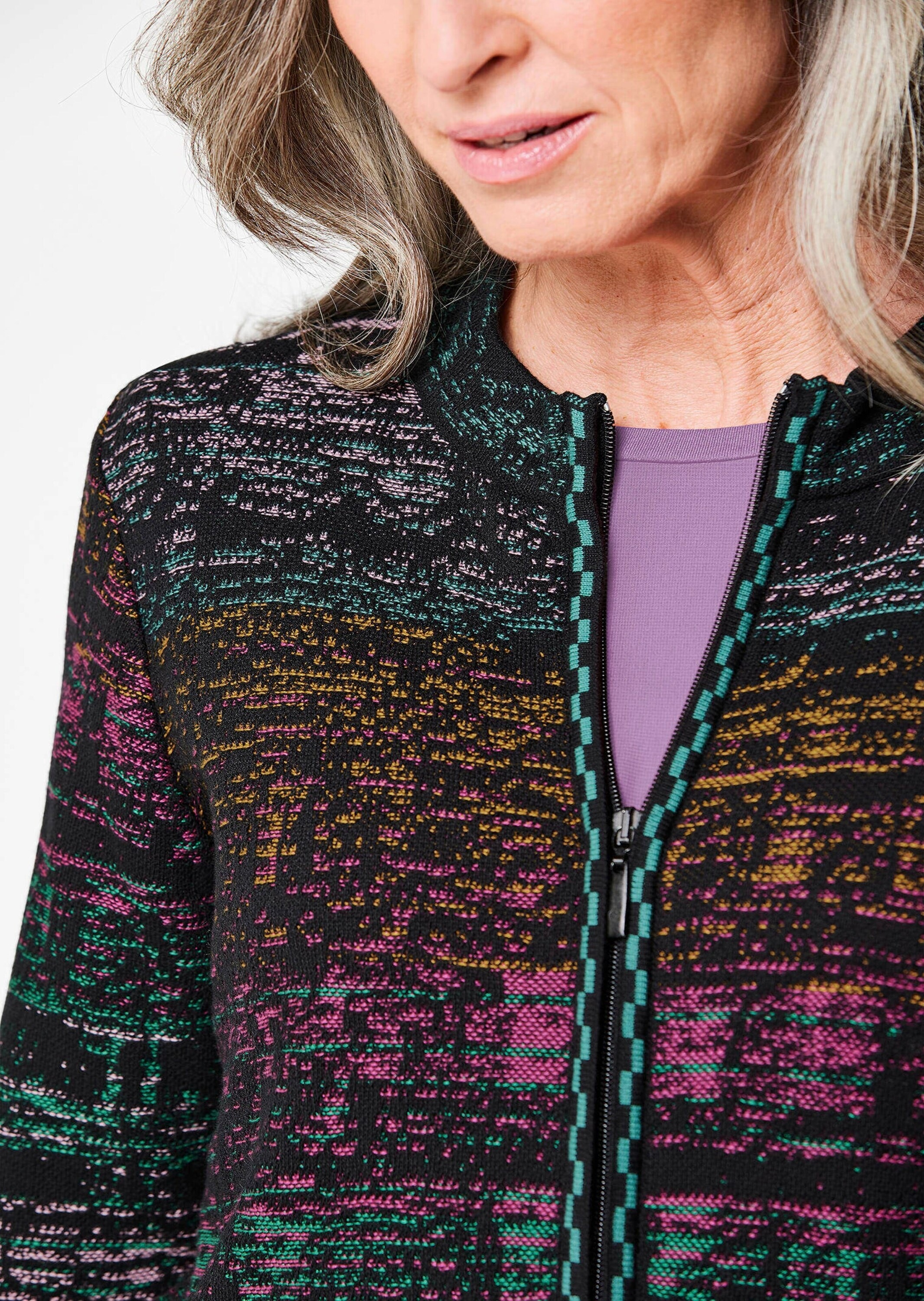 GOLDNER Strickjacke »Kurzgröße Strickjacke«