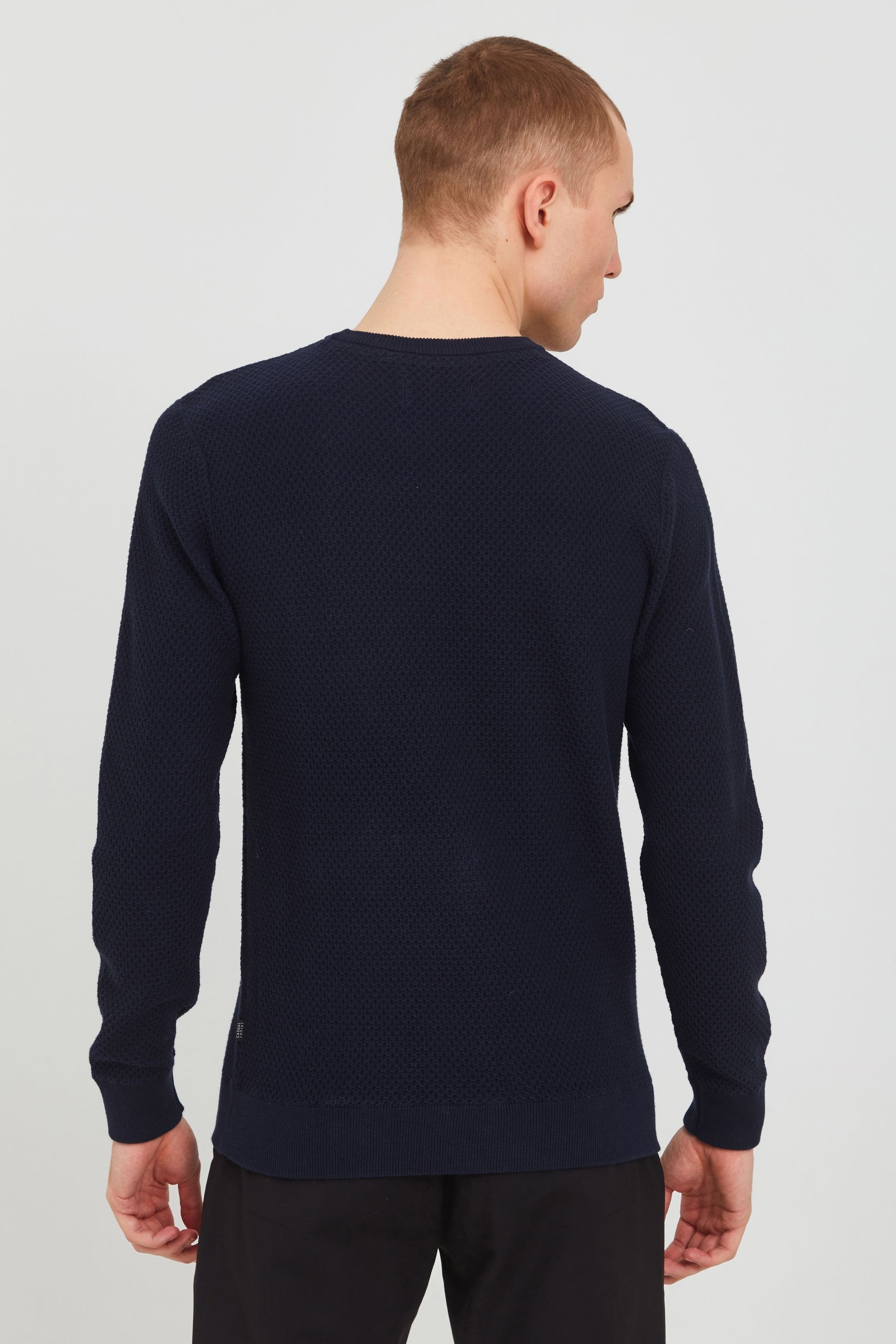 CASUAL FRIDAY CFKarlo Men's Crew Neck Pullover Navy Blazer XL 3