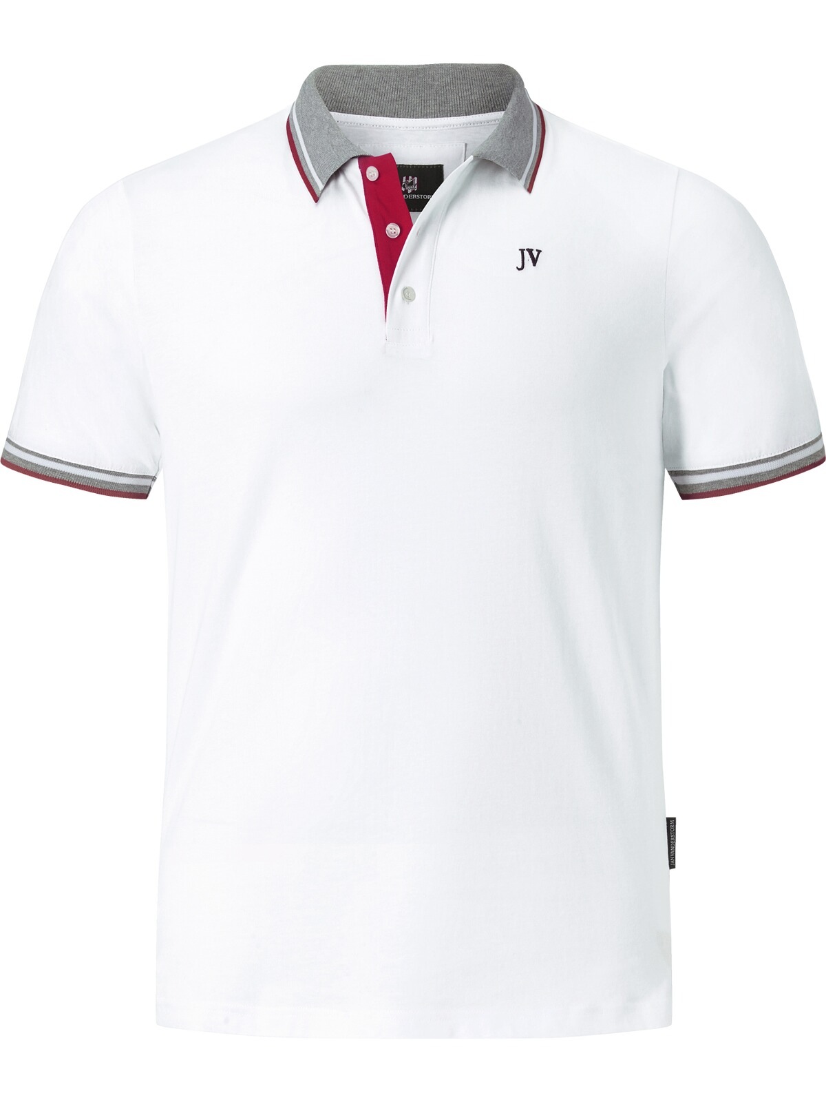 Jan Vanderstorm Poloshirt »Doppelpack Poloshirt JOHAN«, (2 tlg.), in zwei Designs (2er-Pack)