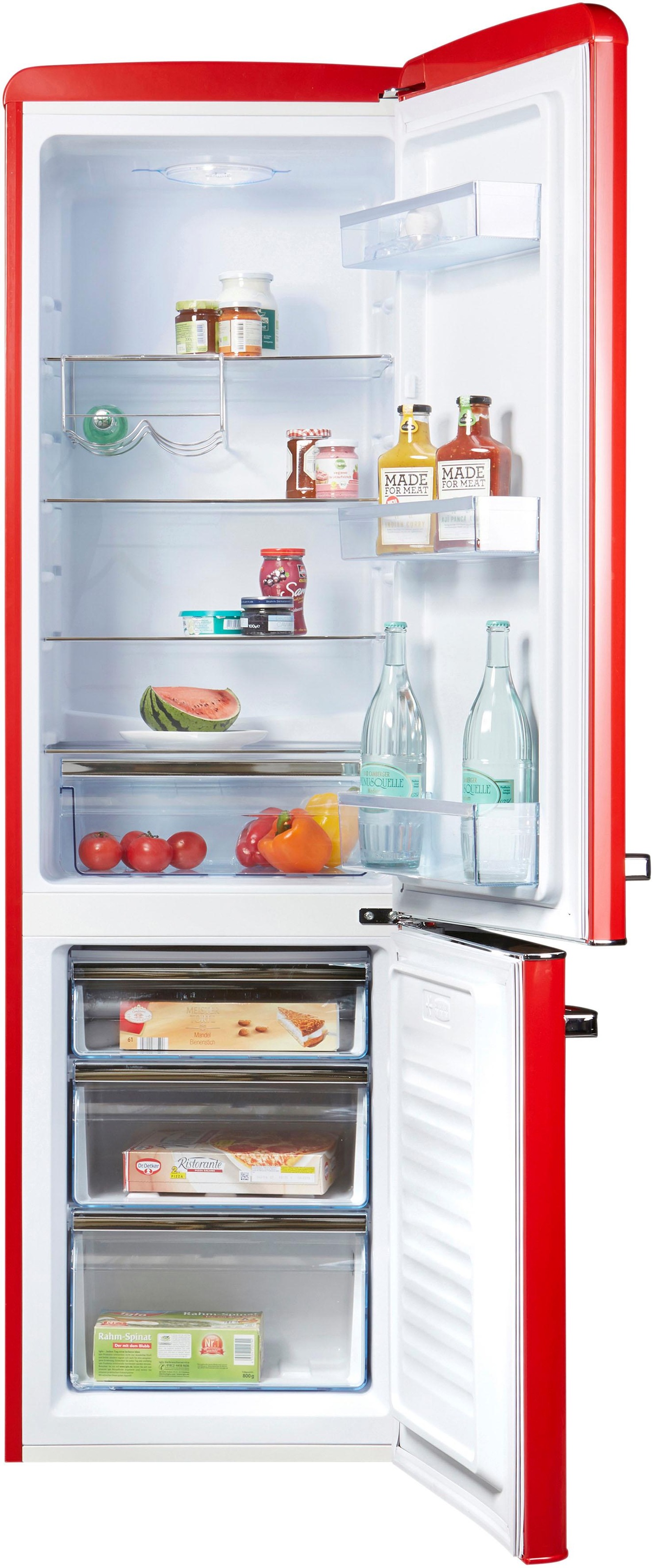 Amica Kühl-/Gefrierkombination "KGCR 387 100R" 181 cm hoch 55 cm breit günstig online kaufen