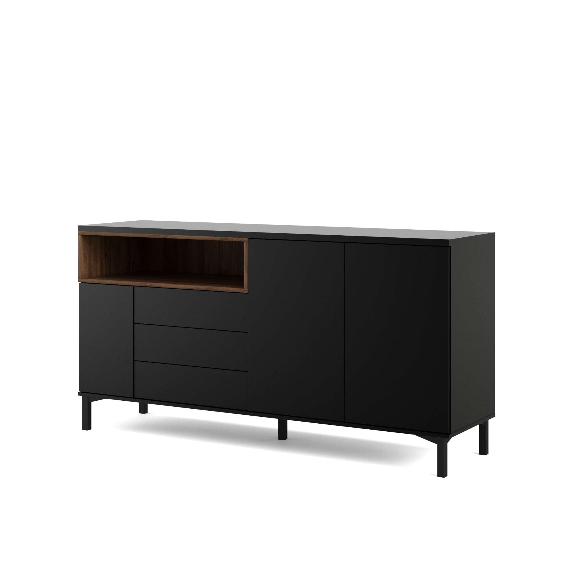 INOSIGN Sideboard »Roommers, Anrichte, Kommode, Stauraum«, Kommode, Breite 176 cm, Höhe 90 cm, 1 offenes Fach mit Rahmen-Optik