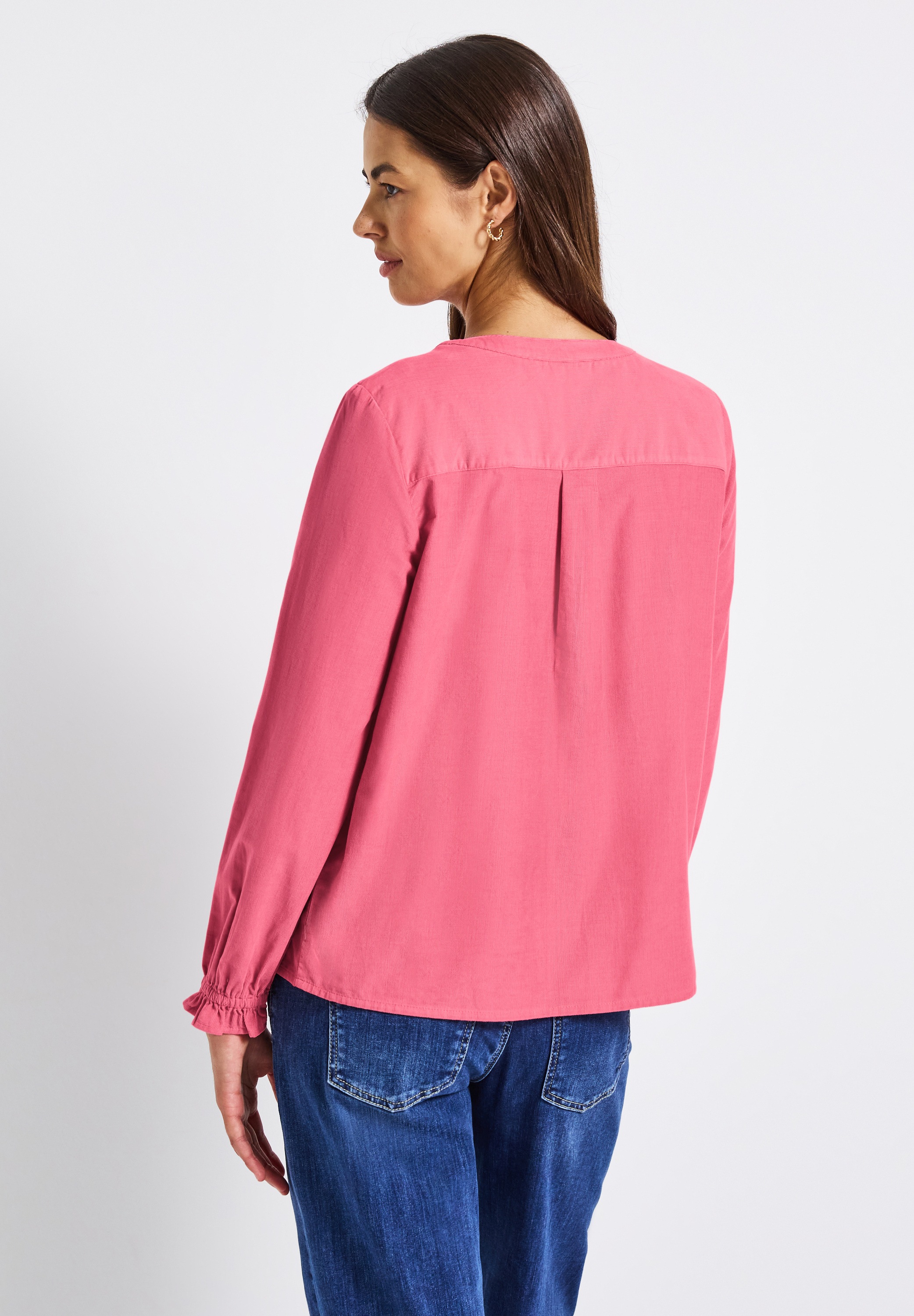 STREET ONE Langarmbluse aus reiner Baumwolle günstig online kaufen