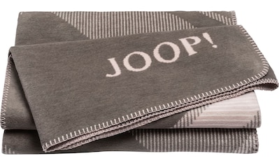 Joop! Wohndecke »JOOP! CHECKS«, mit abstraktem Karo-Muster und geketteltem Zierstich kaufen