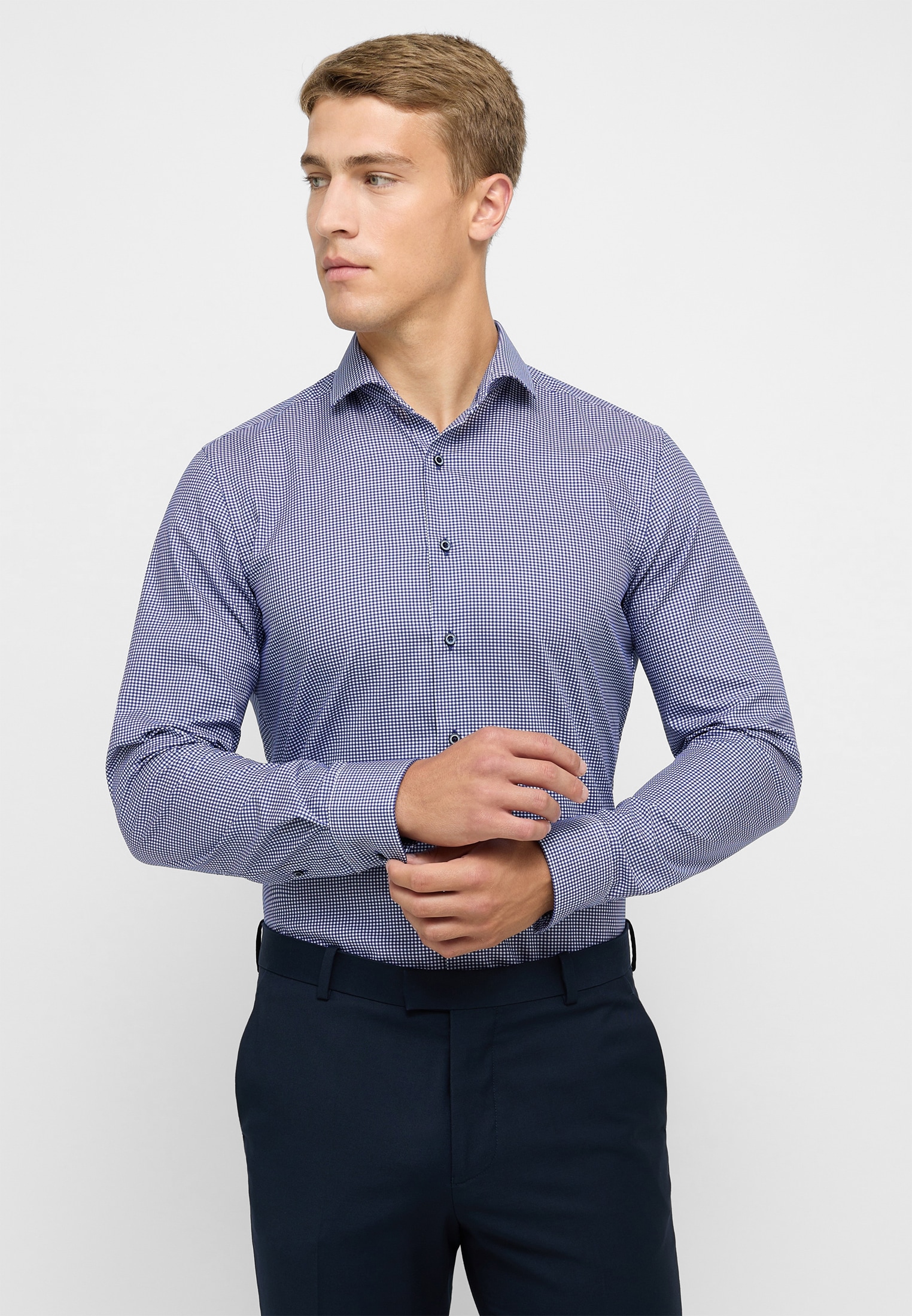 Eterna Langarmhemd "SLIM FIT", NON IRON (bügelfrei) günstig online kaufen