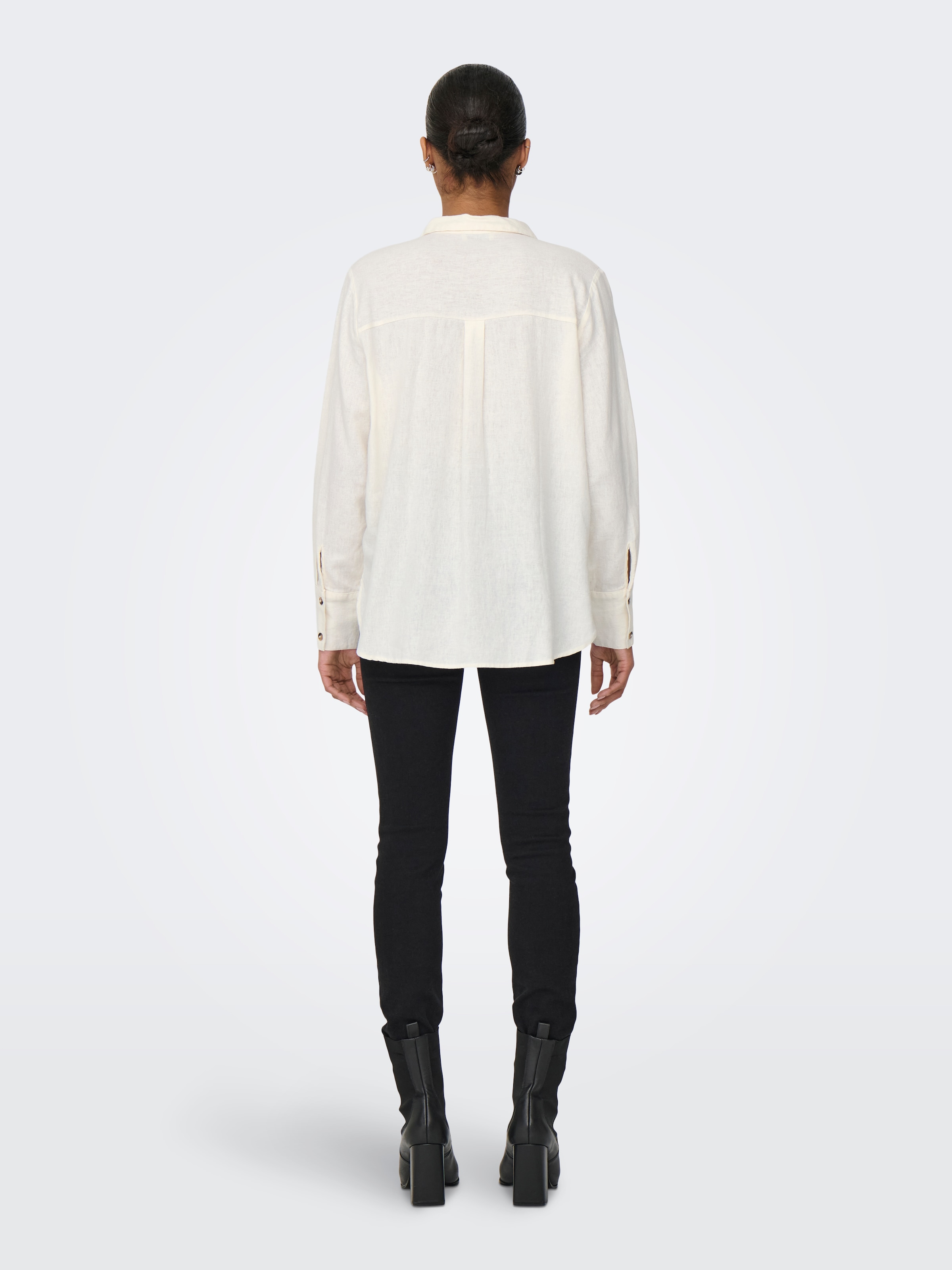 JDY Hemdbluse »JDYSAY L/S LINEN LOOSE SHIRT WVN NOOS«