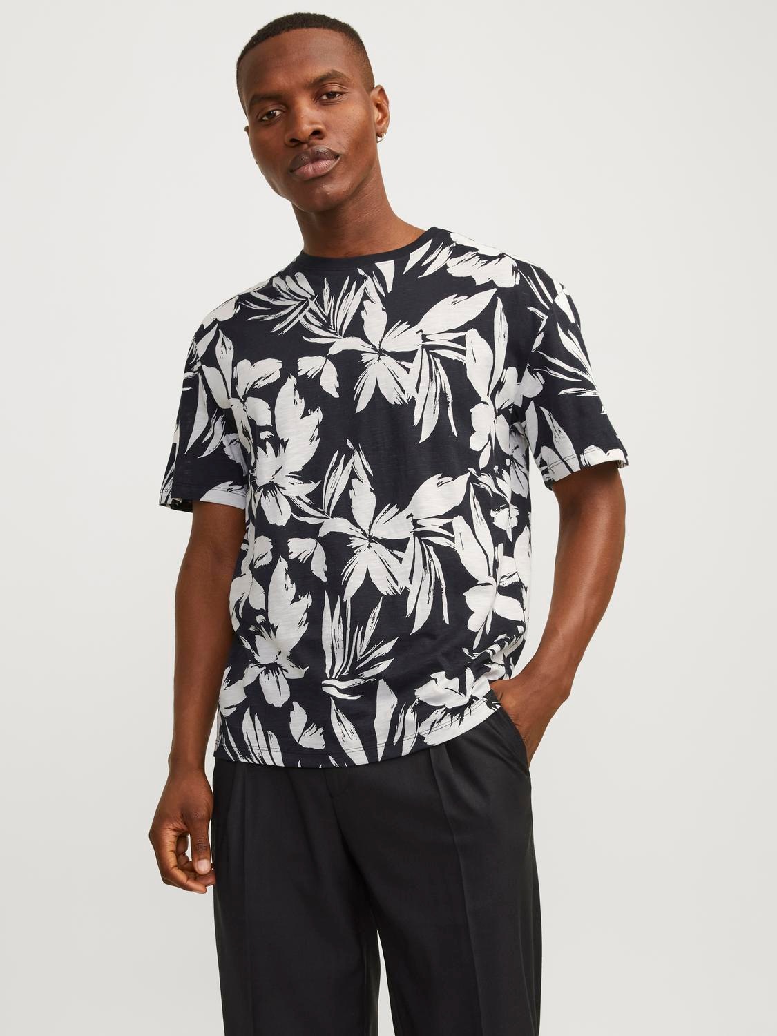 JACK & JONES Jjejeff Solid Resort Shirt - Camicia Uomo Maniche Corte, Colletto Resort, Taglio Largo - 2