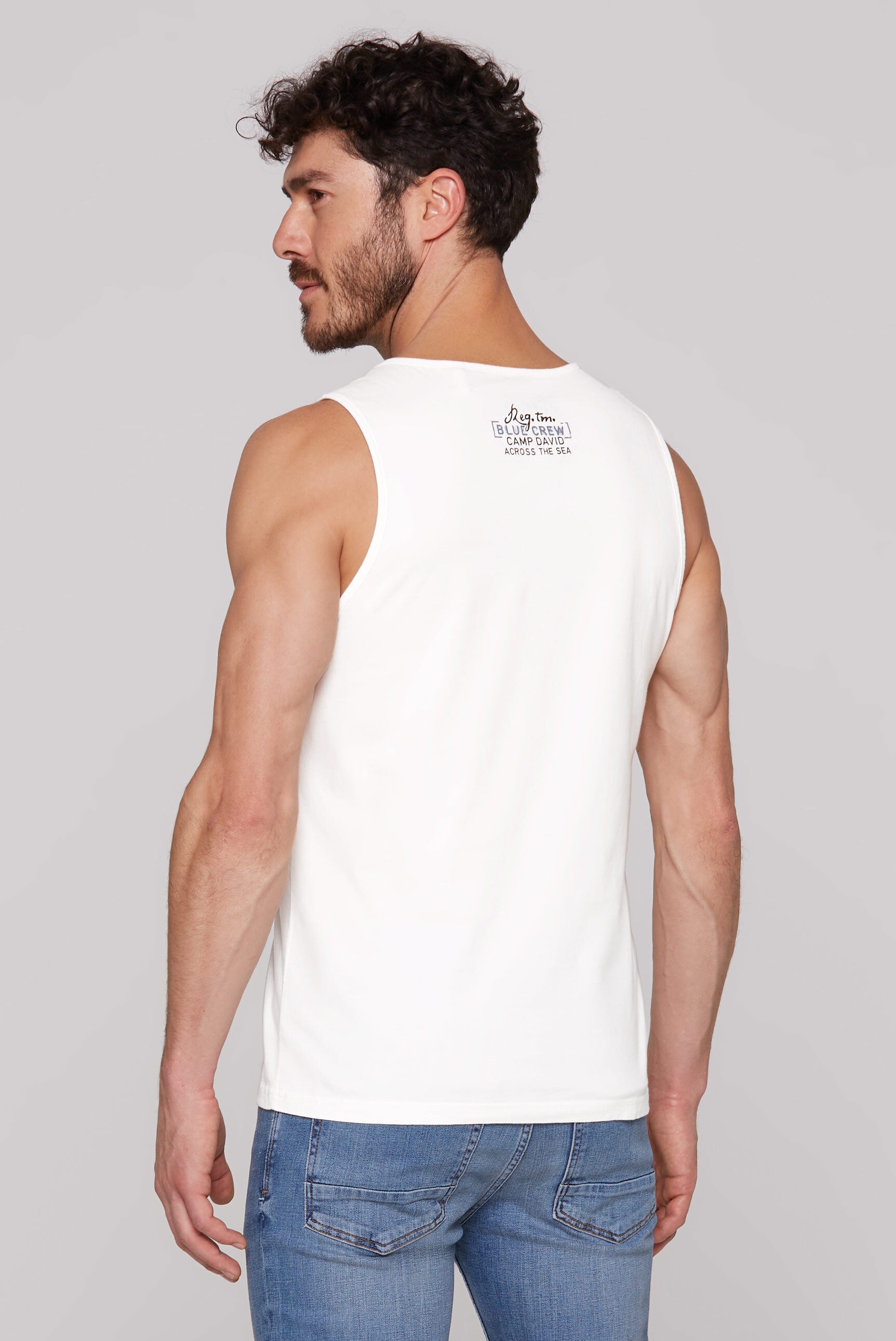 CAMP DAVID Tanktop, aus Baumwolle
