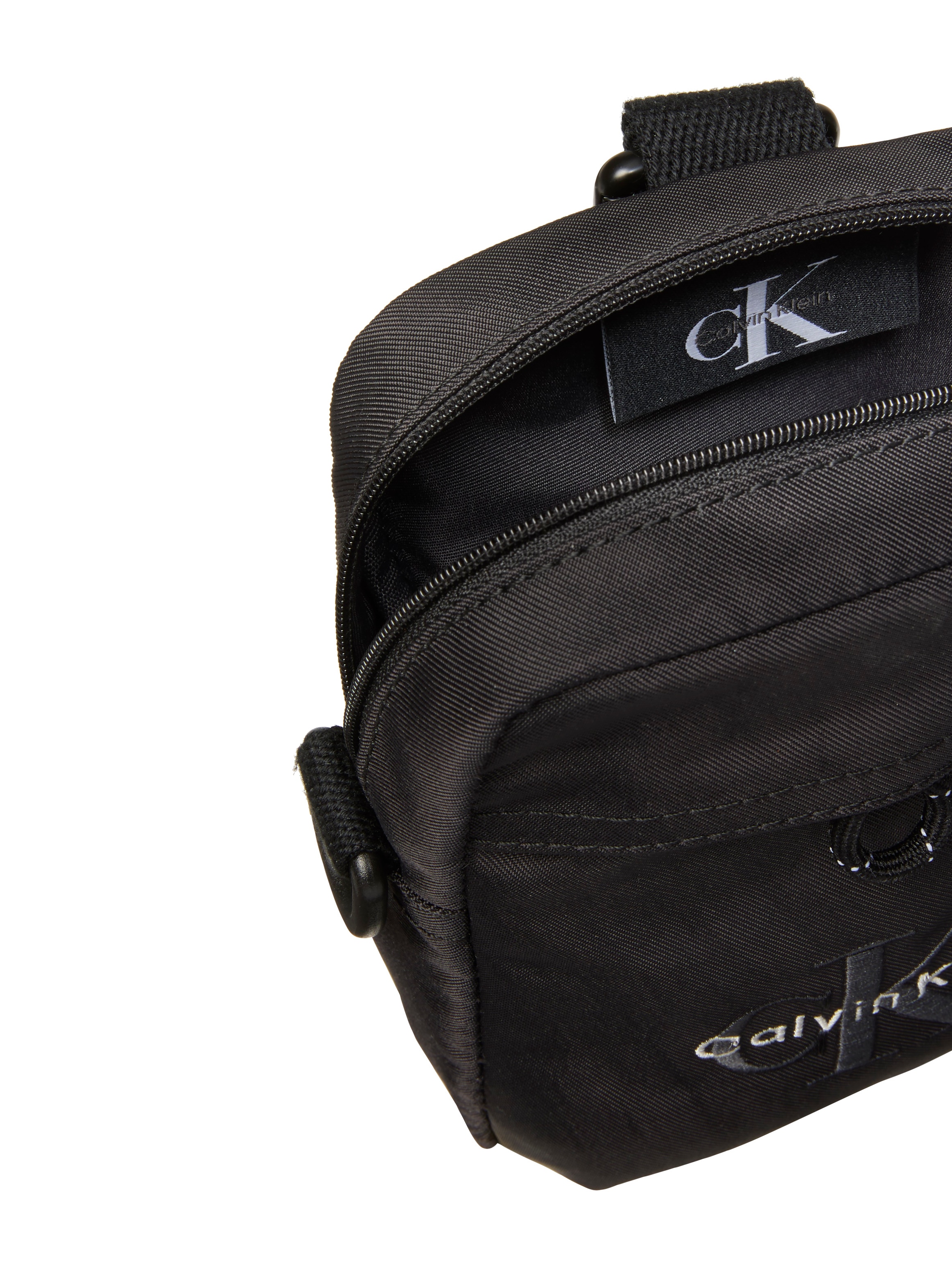 Calvin Klein Umhängetasche »BOLD LOGO NYLON SLIM REPORTER« Mini Bag, Schultertasche unisex, mit CK-Logo