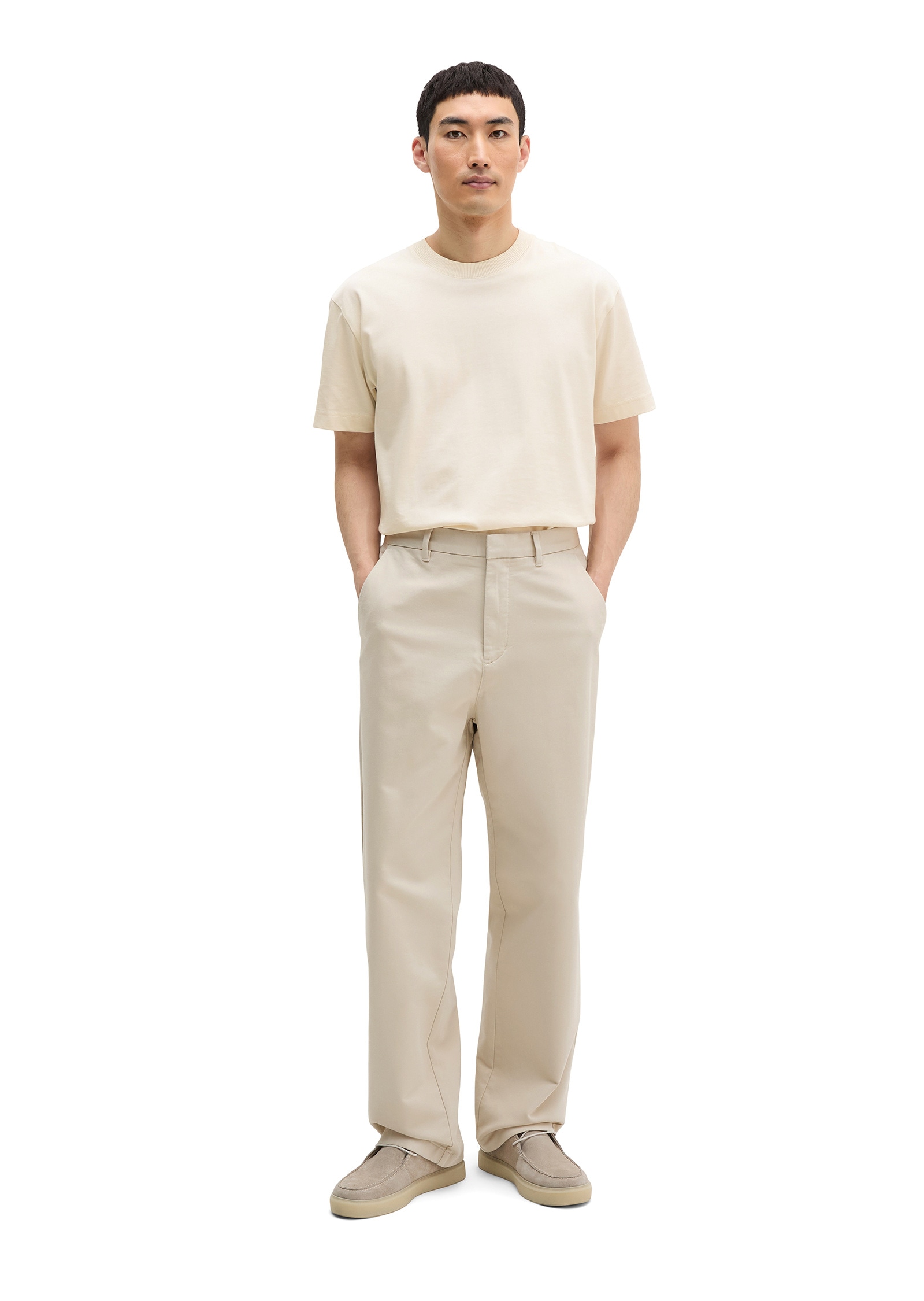 Marc O'Polo Chinohose »aus elastischem Bio-Baumwollsatin«