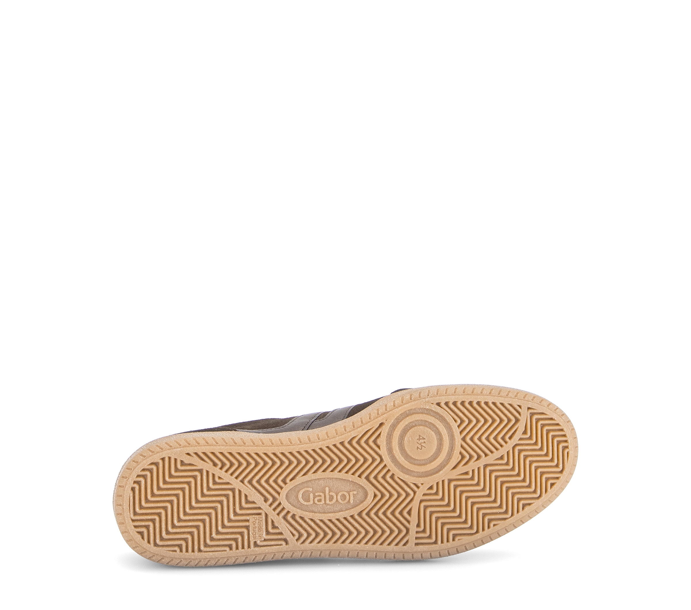 Gabor Sneaker  Freizeitschuh, Halbschuh, Schnürer, Kontrastbesatz in Metallic-Optik