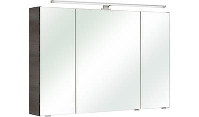 Spiegelschrank »Quickset Badschrank, 3 Spiegeltüren, 6 Einlegeböden, 105 cm breit«