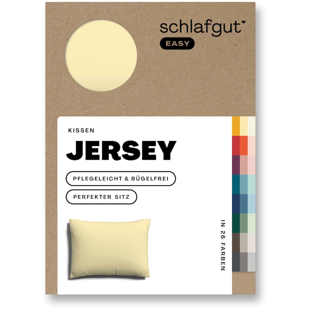 Schlafgut Kissenbezug »EASY Jersey«, (1 St.)