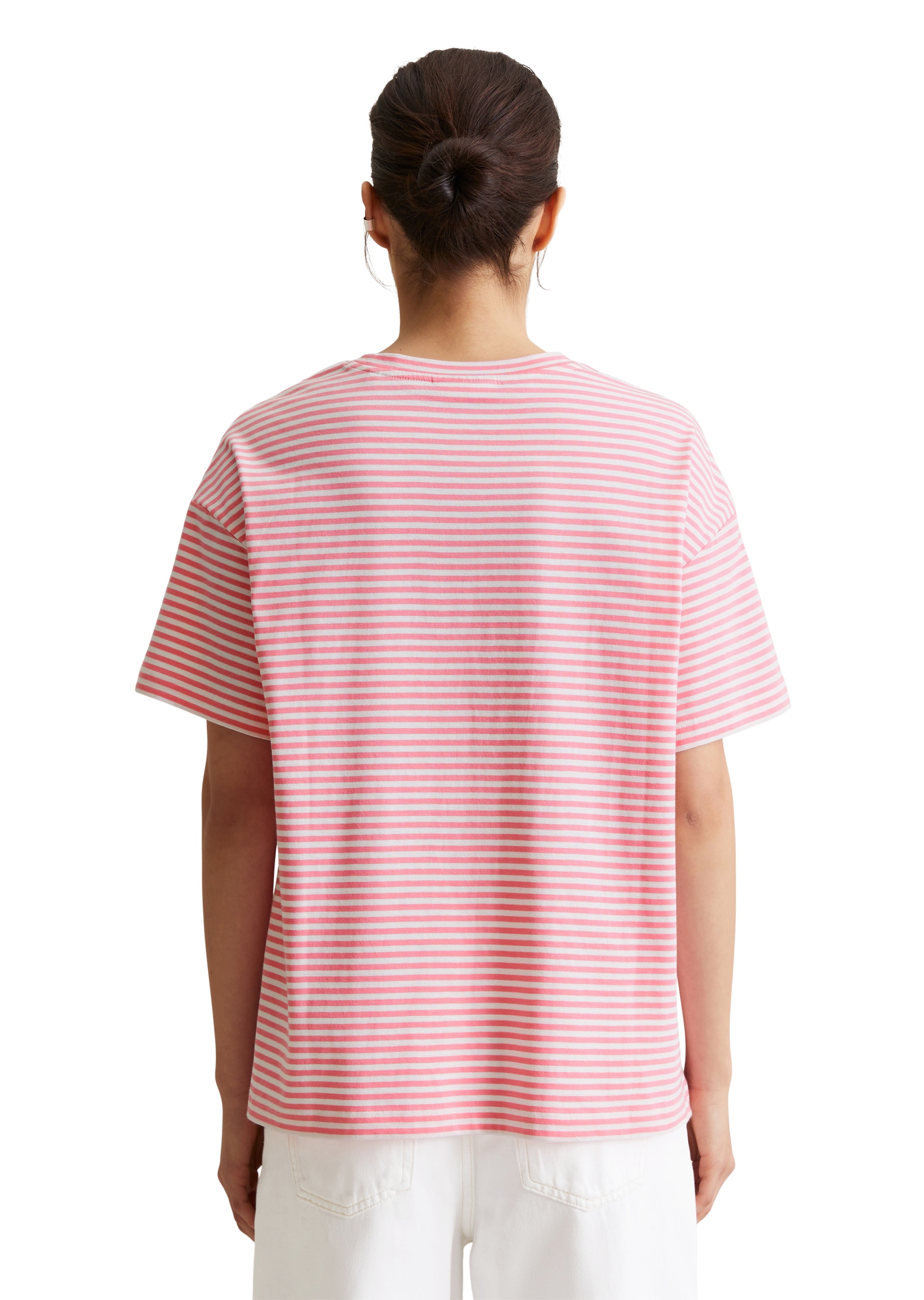 Marc O'Polo DENIM T-Shirt, geringelt, Rundhals, relaxed fit