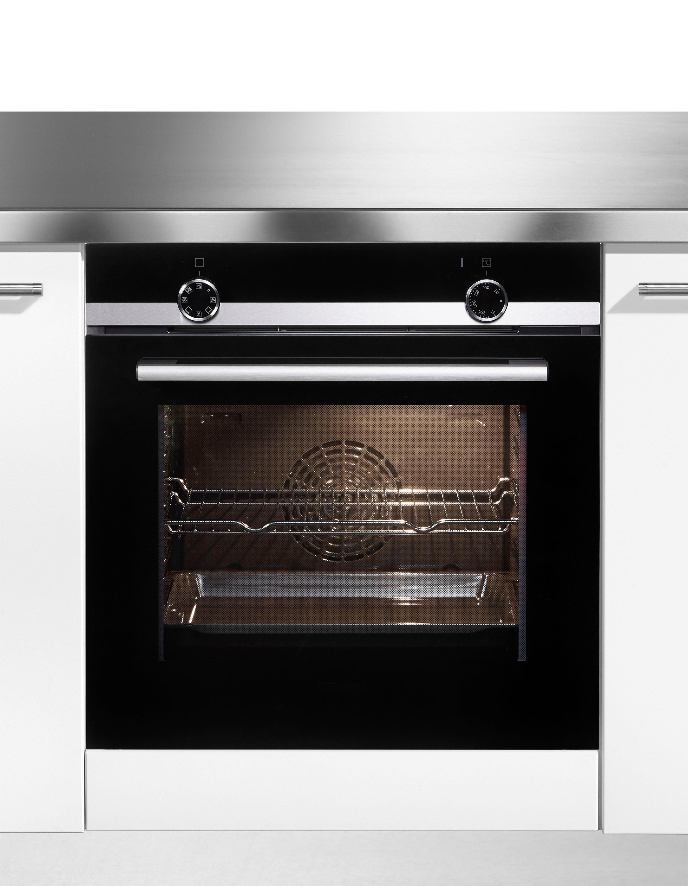 Thumbnail - SIEMENS Einbaubackofen iQ100 "HB510ABR1" mit Teleskopauszug nachrüstbar 3D-Heißluft für gleichmäßige Hitzeverteilung & p...