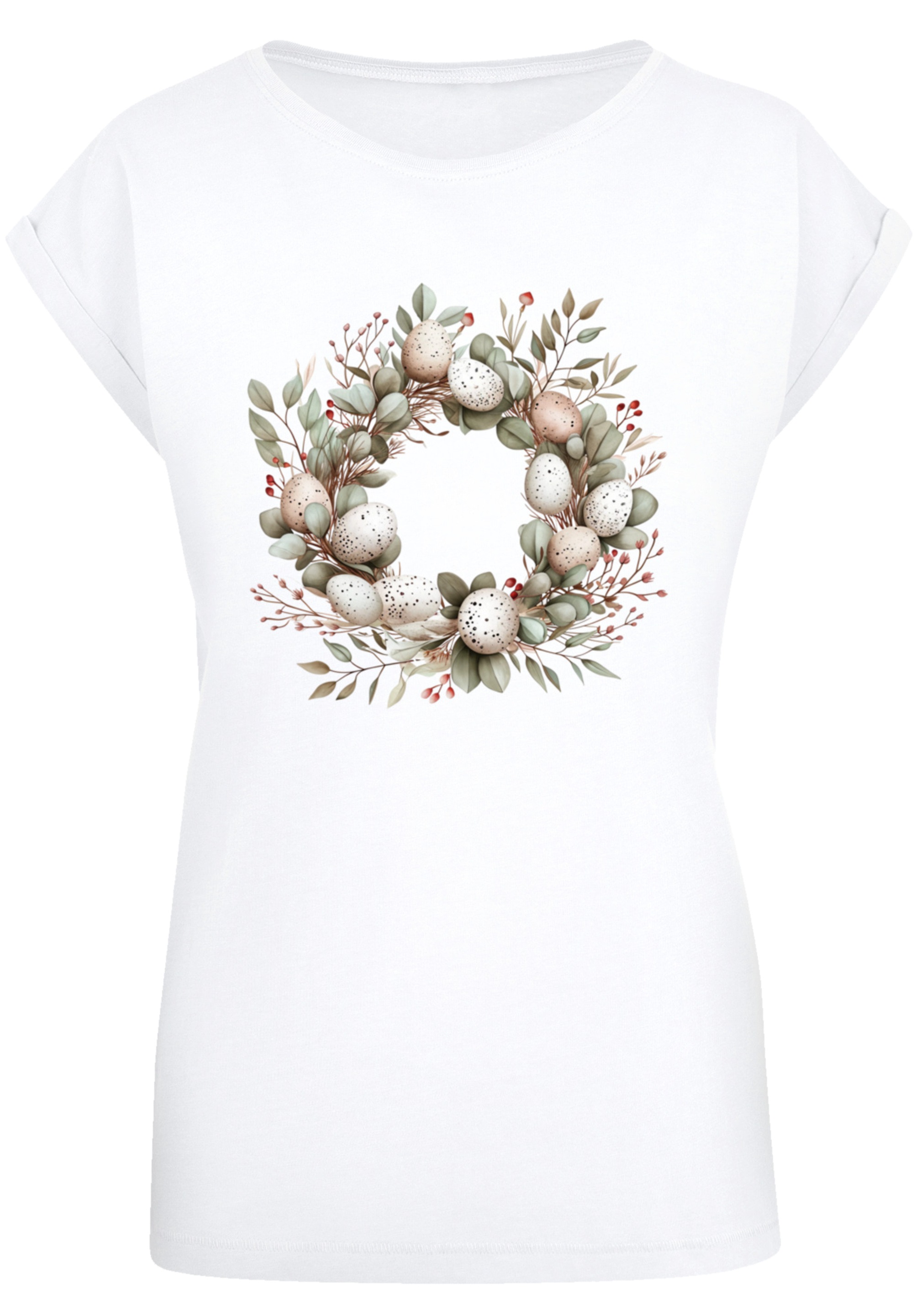F4NT4STIC T-Shirt »Osterkranz Eierkranz Blumenring«, Premium Qualität