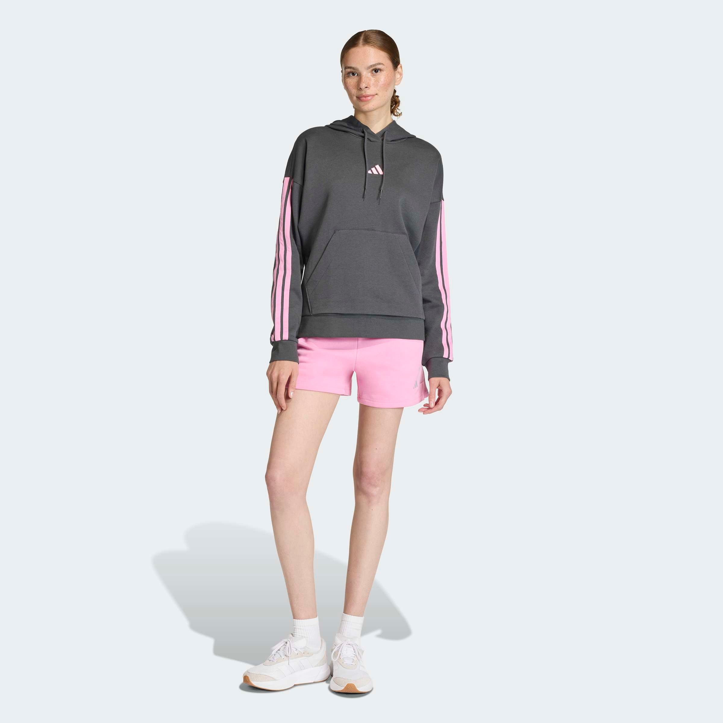 adidas Sportswear 1100000002199 »ESSENTIALS 3-STREIFEN FLEECE-HOODIE«, mit Kapuze, aus superweichem Fleece, in normaler Länge
