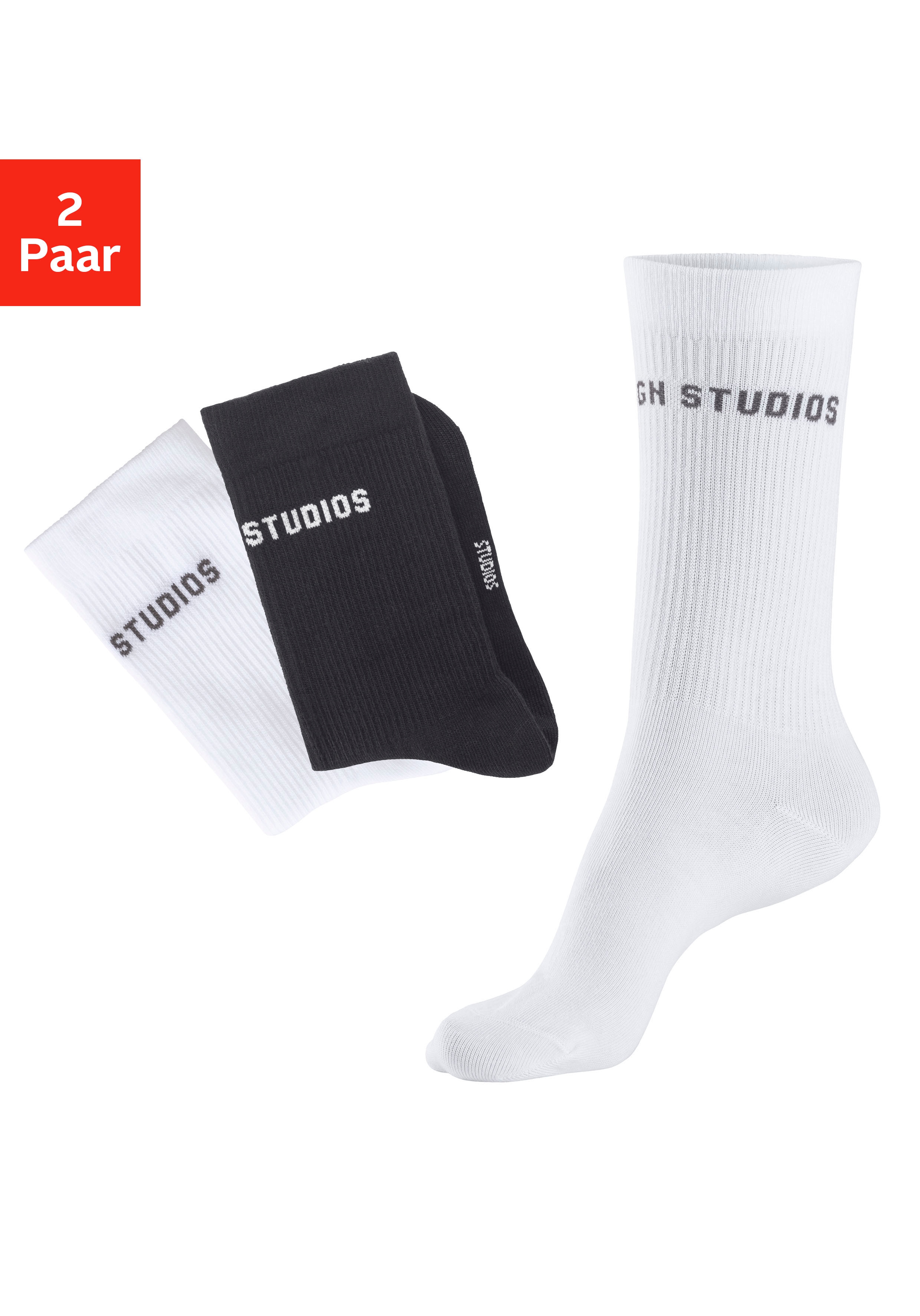 Copenhagen Studios Tennissocken Packung, 2 Stk. tlg. ohne Frottee