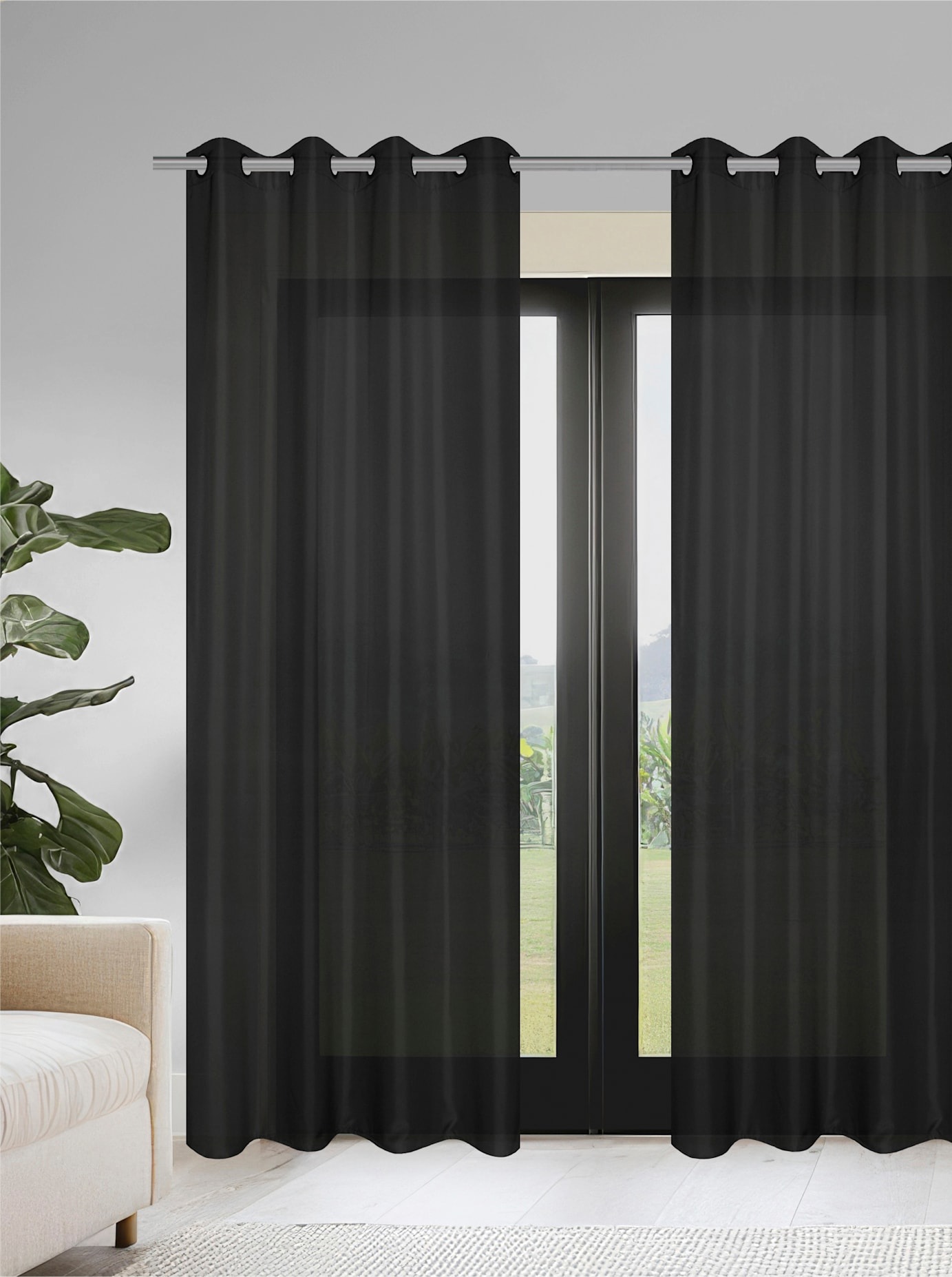 heine home Vorhang Ösen 1 Stk. tlg. günstig online kaufen
