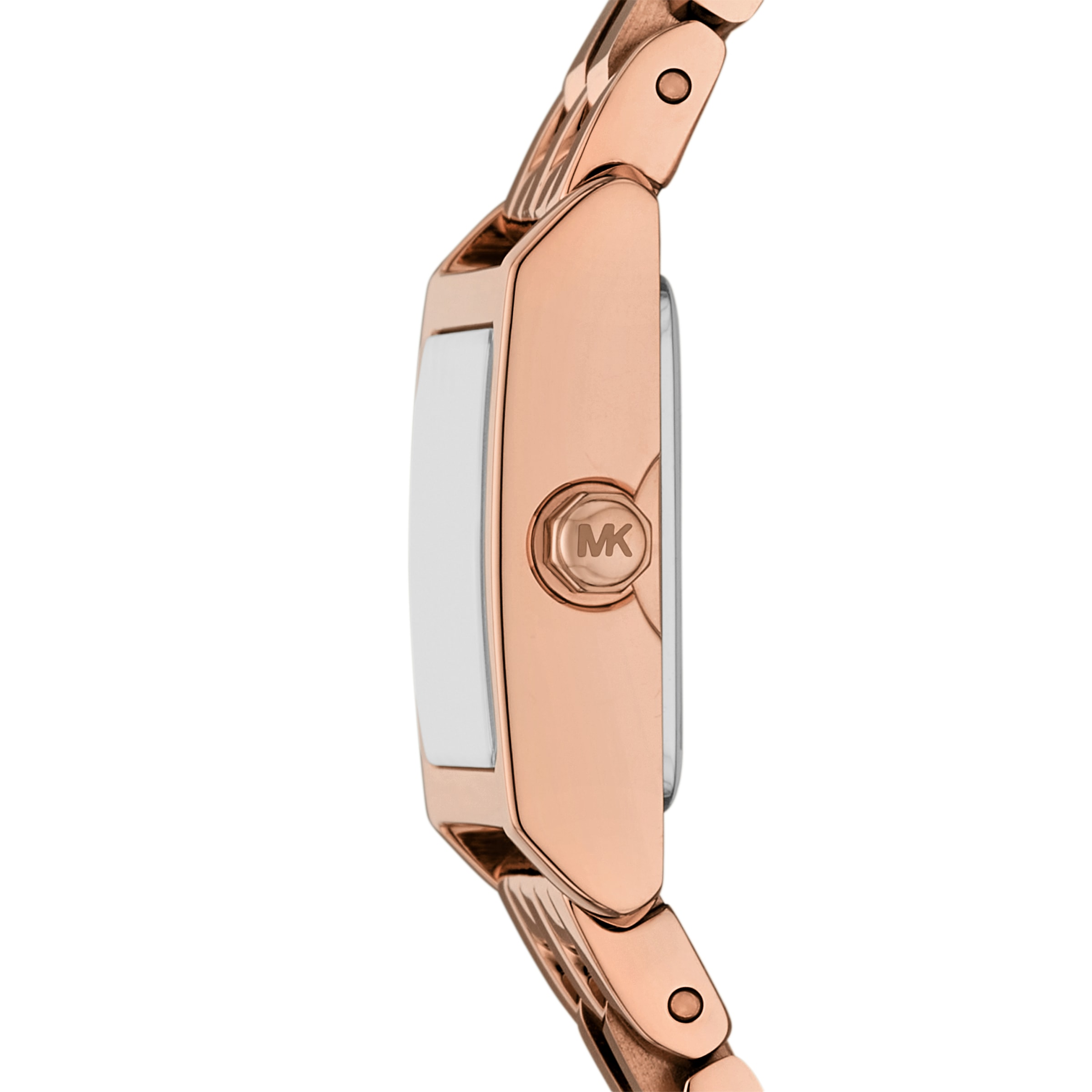 MICHAEL KORS Quarzuhr »GEORGIE«, Armbanduhr, Damenuhr, Edelstahlarmband, analog