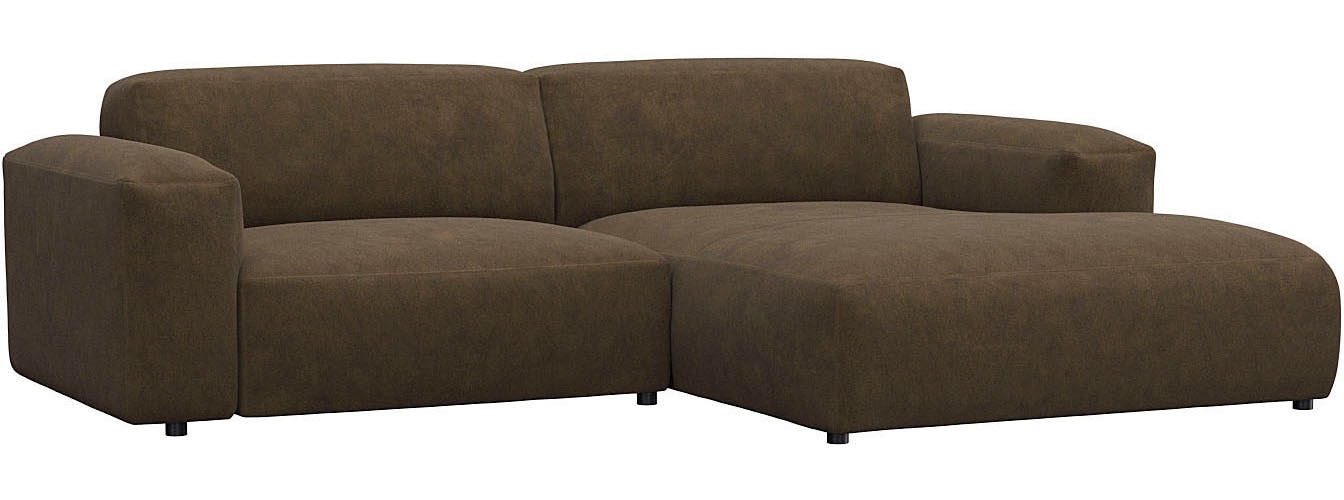 FLEXLUX Ecksofa "Lucera Chaislongue rechts oder links", modern & anschmiegs günstig online kaufen