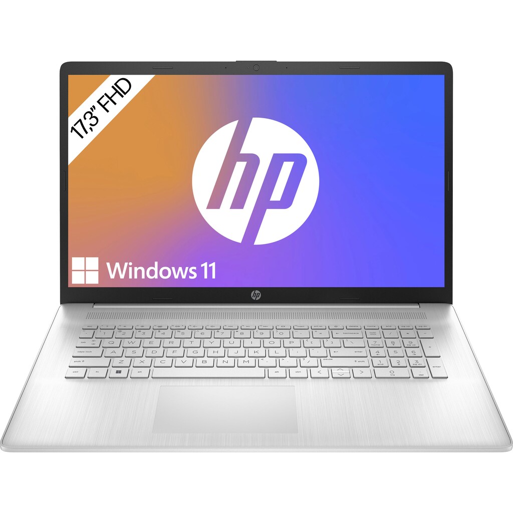 HP Notebook »17-cp3075ng«, 43,9 cm, / 17,3 Zoll, AMD, Ryzen 7, Radeon Graphics, 512 GB SSD