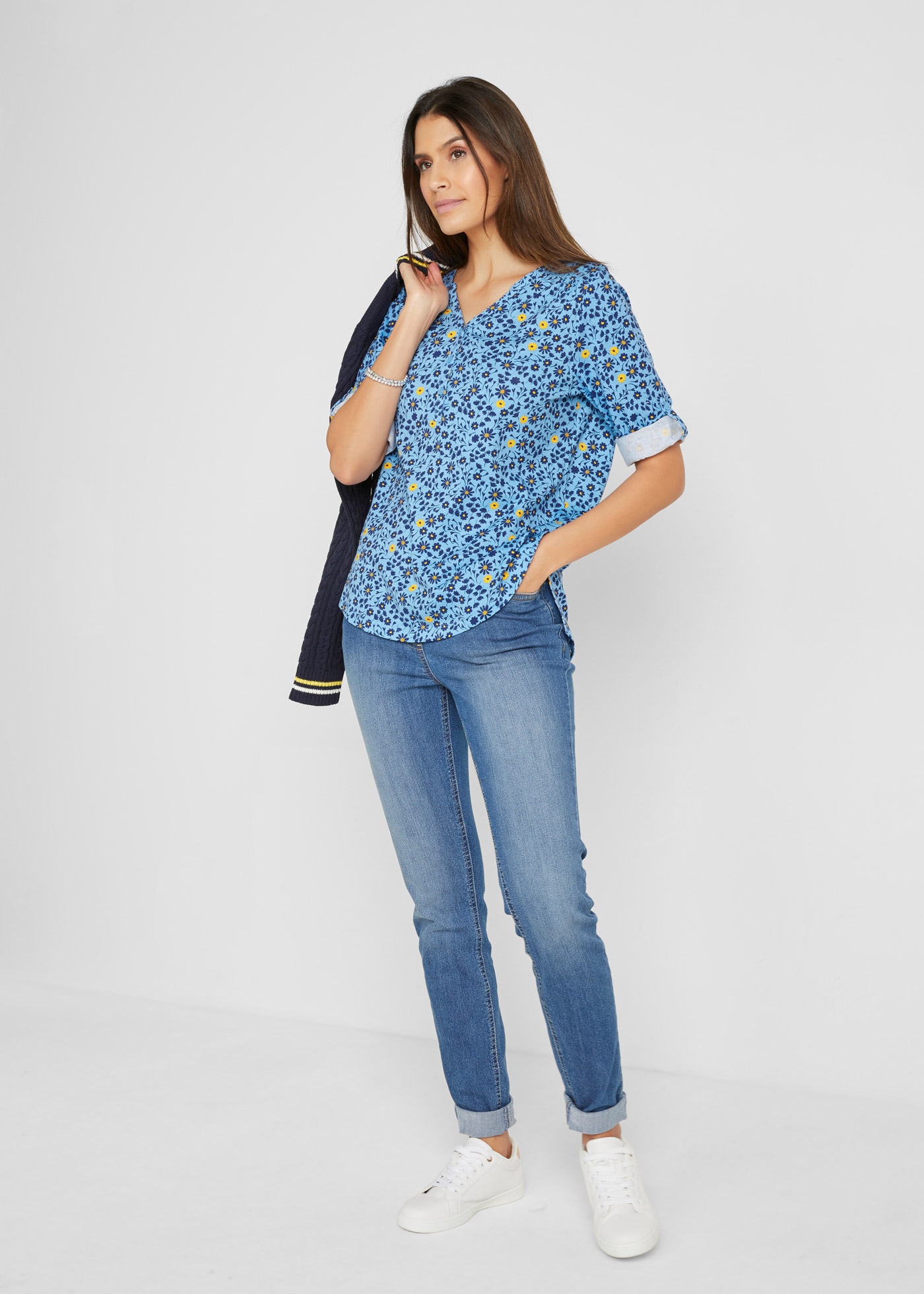 bonprix Jeansjeggings »Jeggings Mid Waist, Bequembund« Jeggings Mid Waist, Bequembund