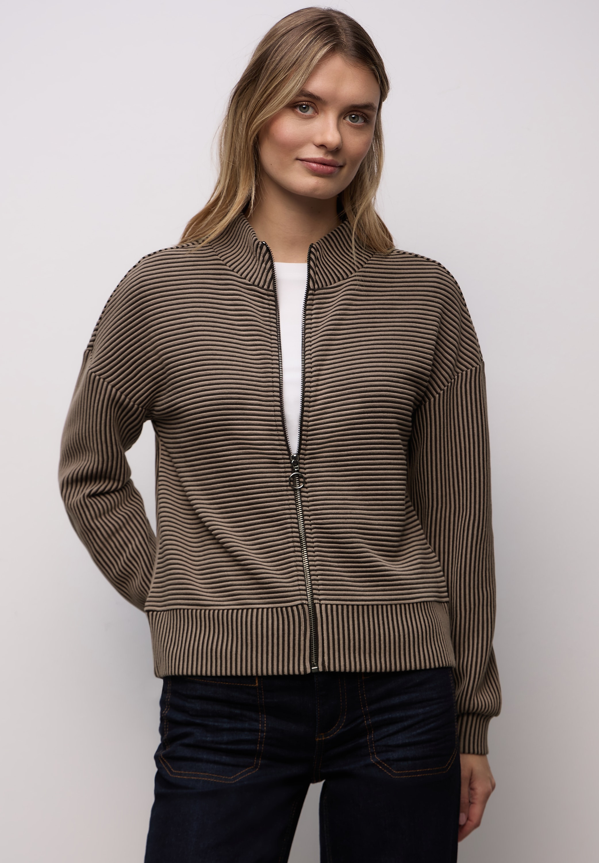 STREET ONE Cardigan mit Struktur-Muster günstig online kaufen